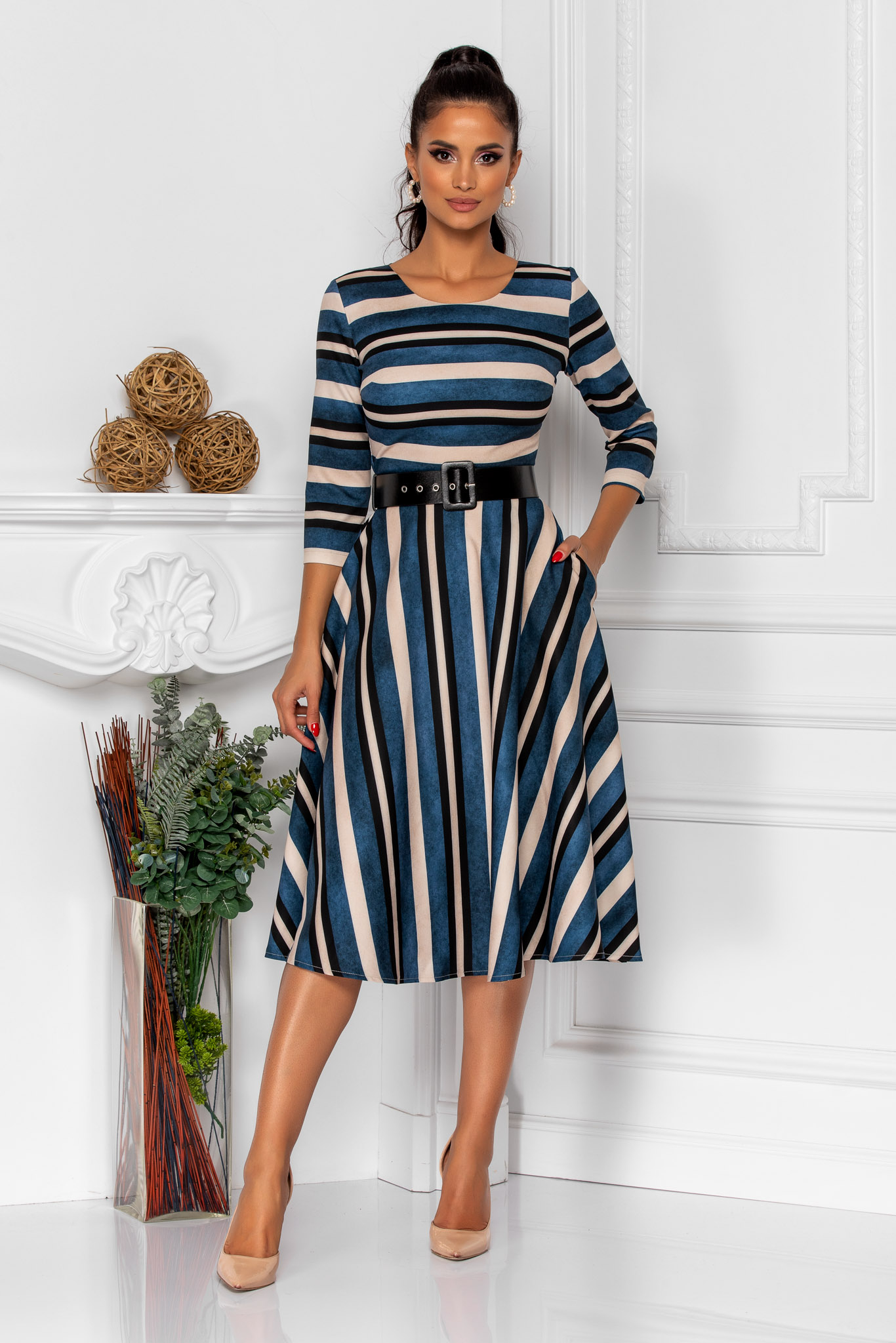 Rochie helena albastra