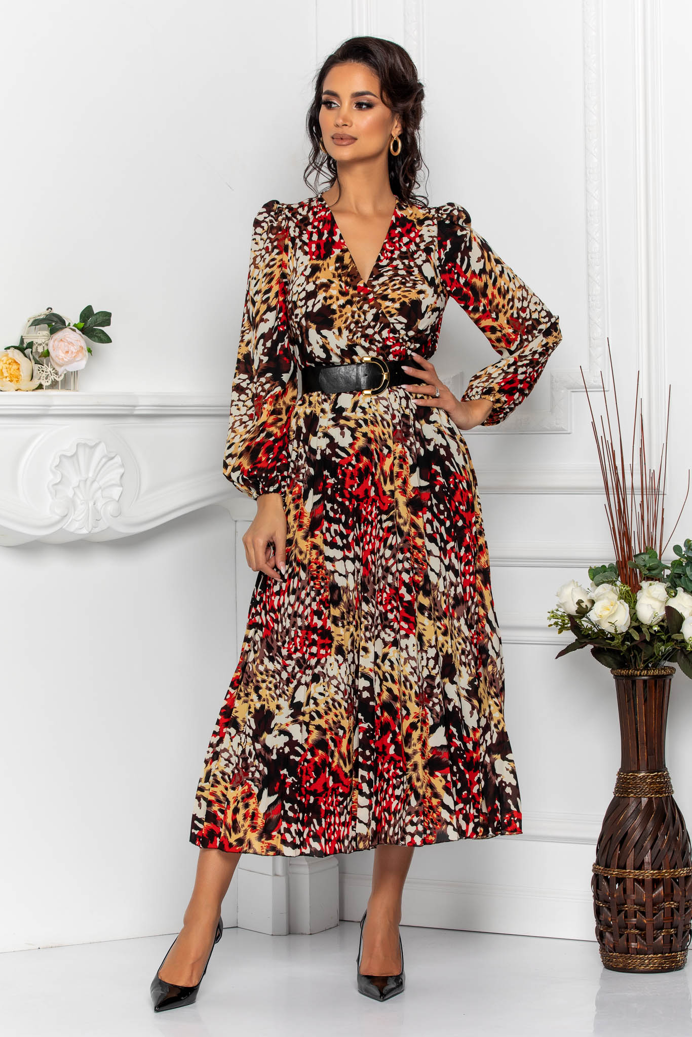 Rochie Malina Animal Print