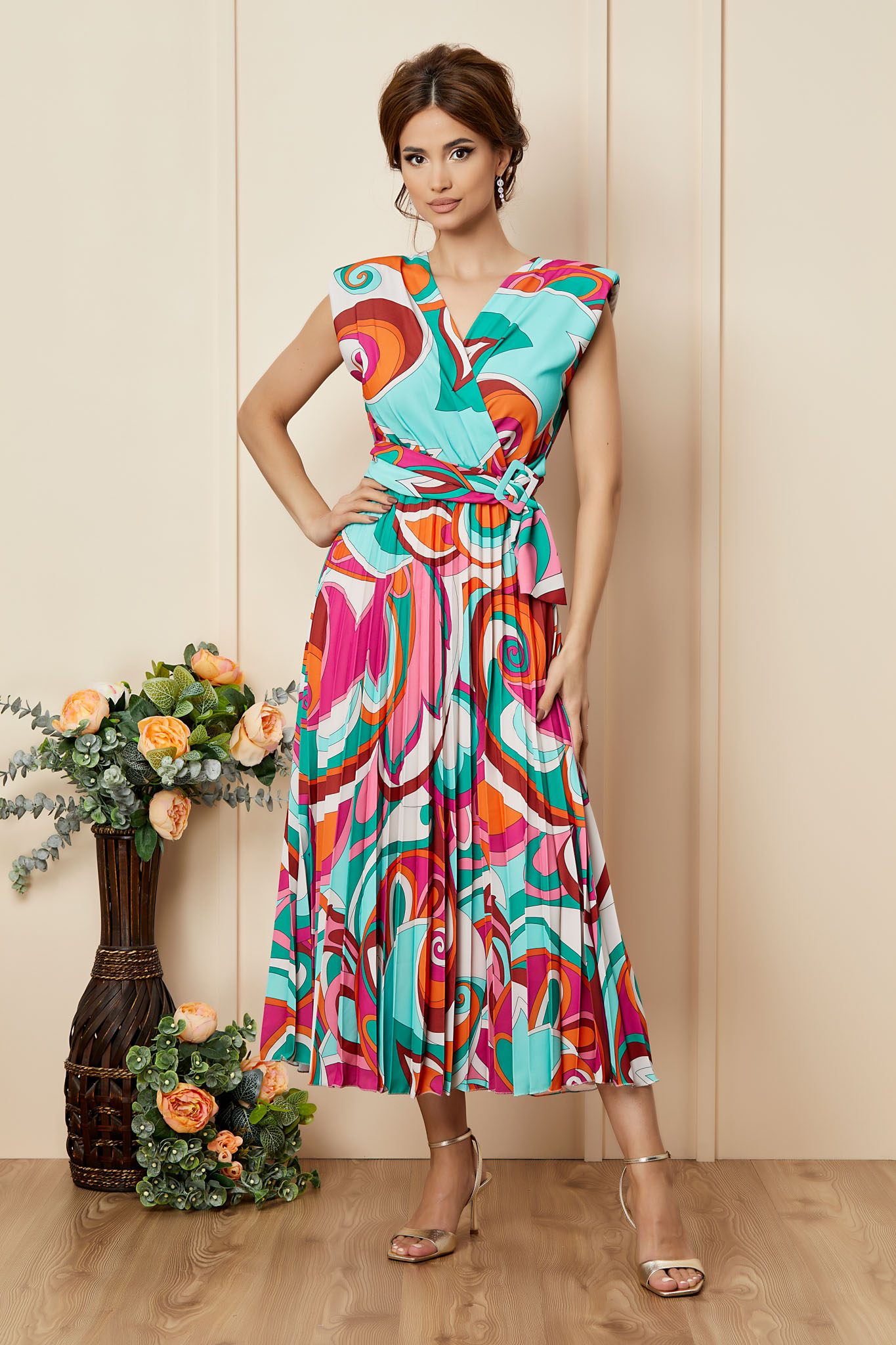 Rochie Carmen Roz Multi