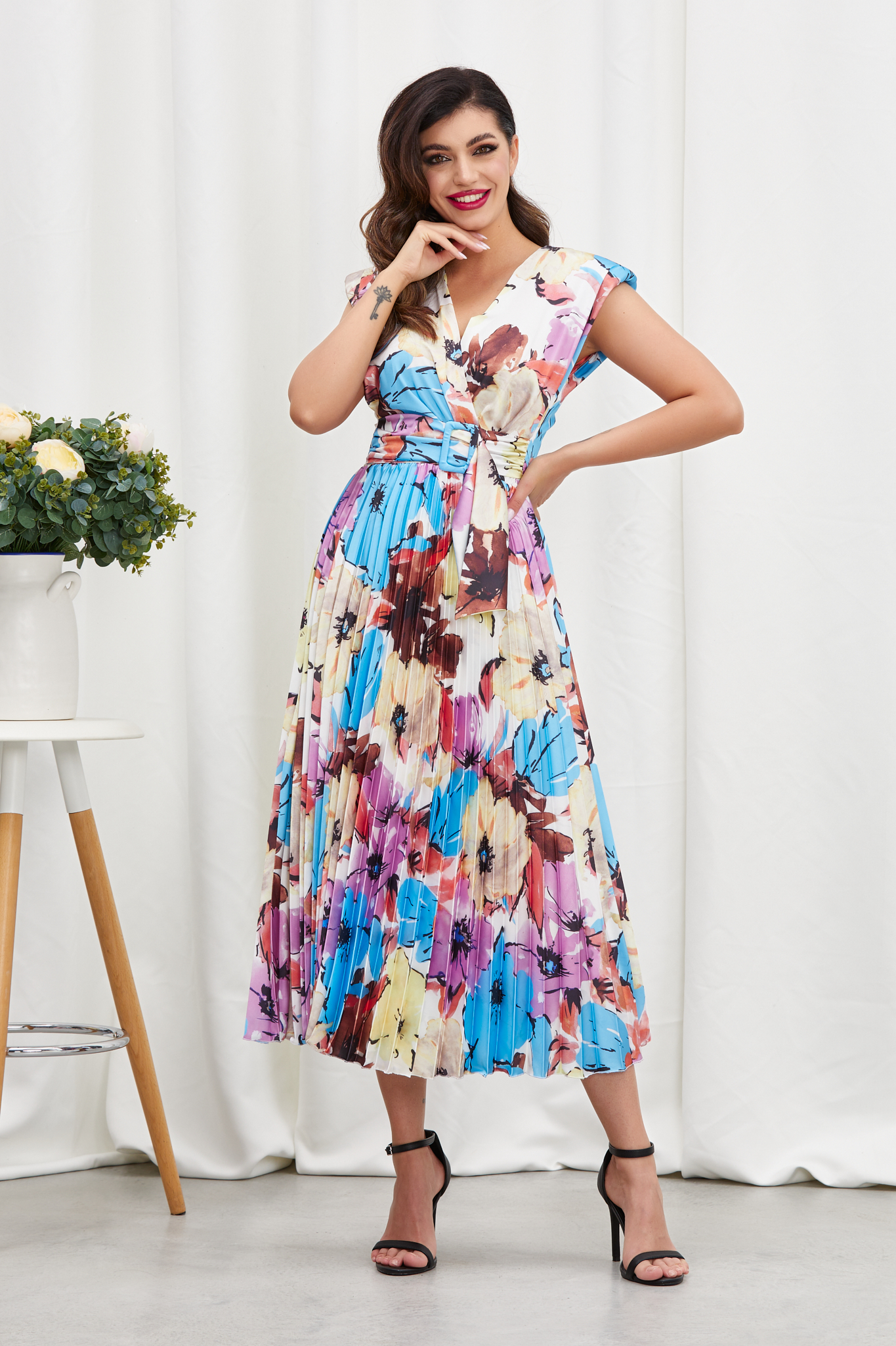 Rochie Carmen Floral Pastel Toate produsele 2023-09-21