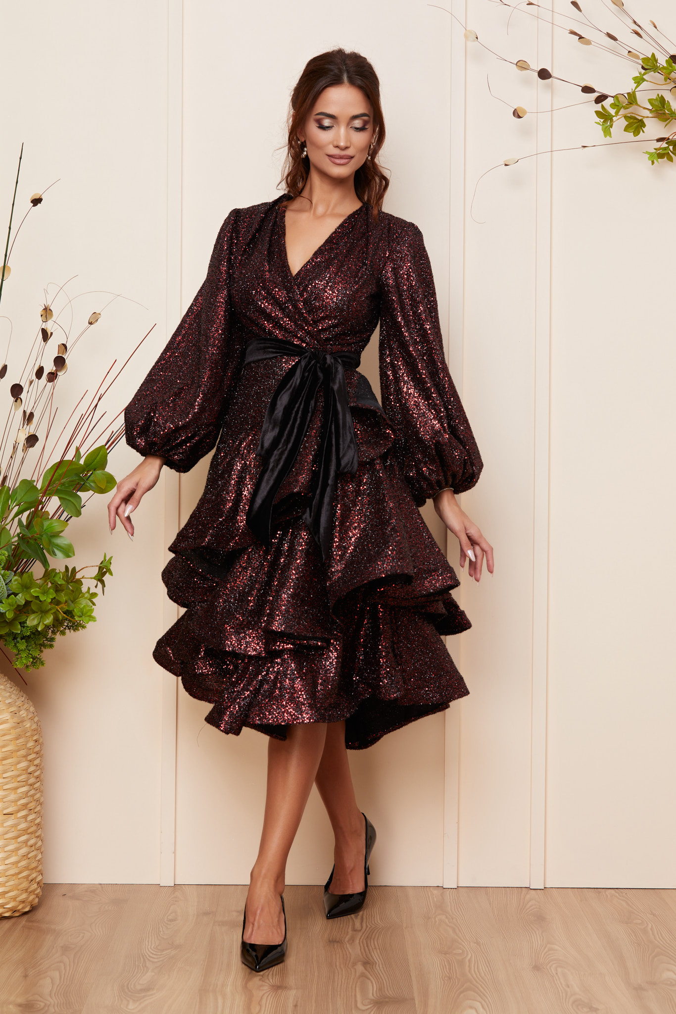 Rochie Ibizza Bordo