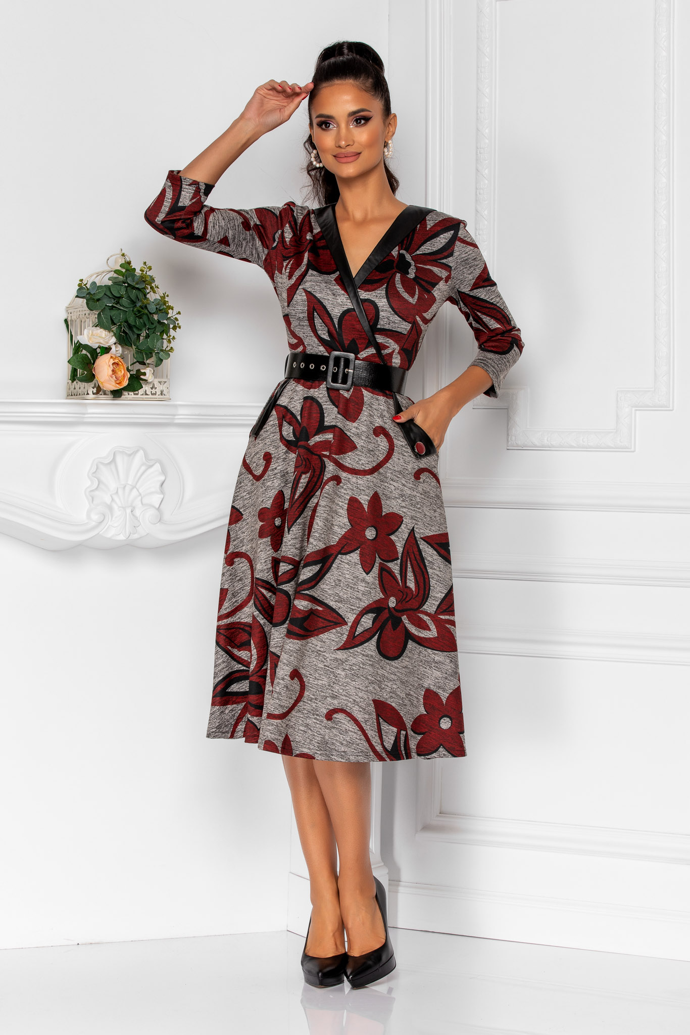 Rochie louanna gri