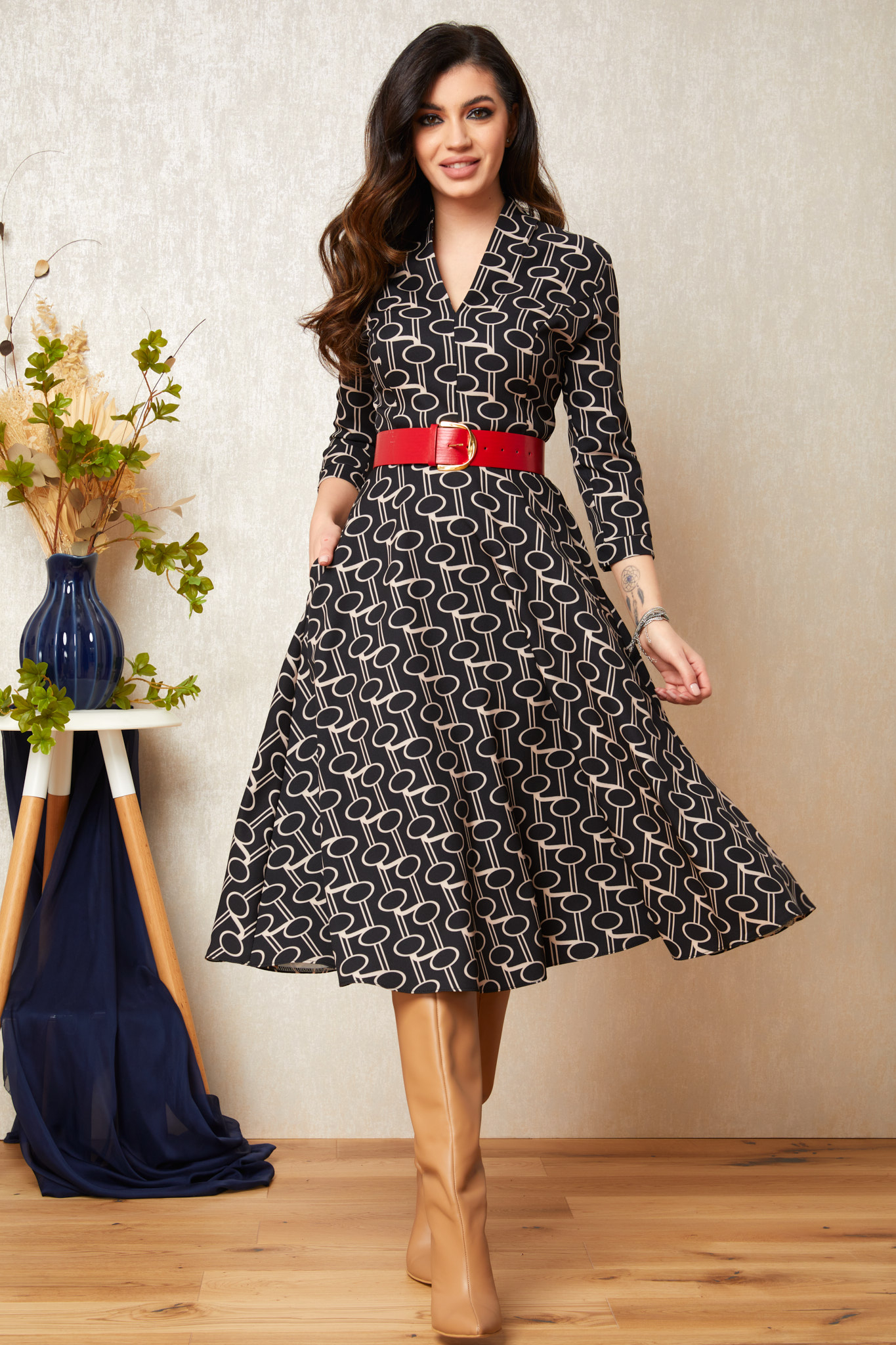 Rochie yolla neagra