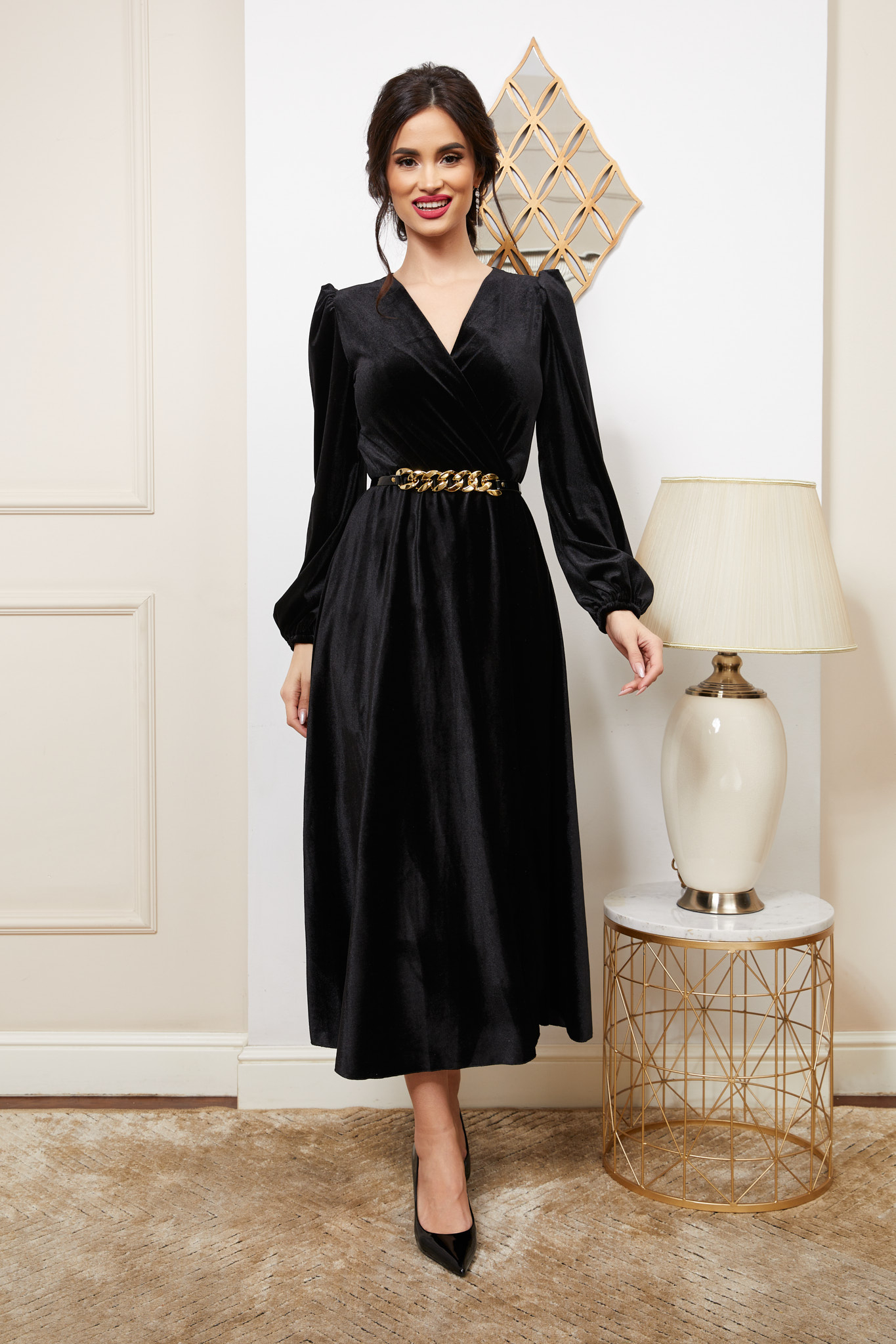 Poze Rochie Janine Neagra zonia.ro 
