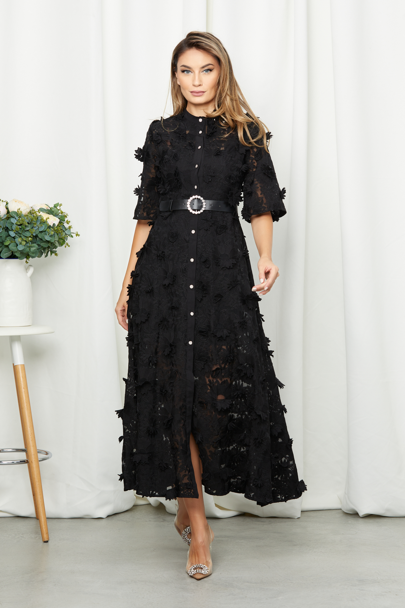 Rochie josephine neagra
