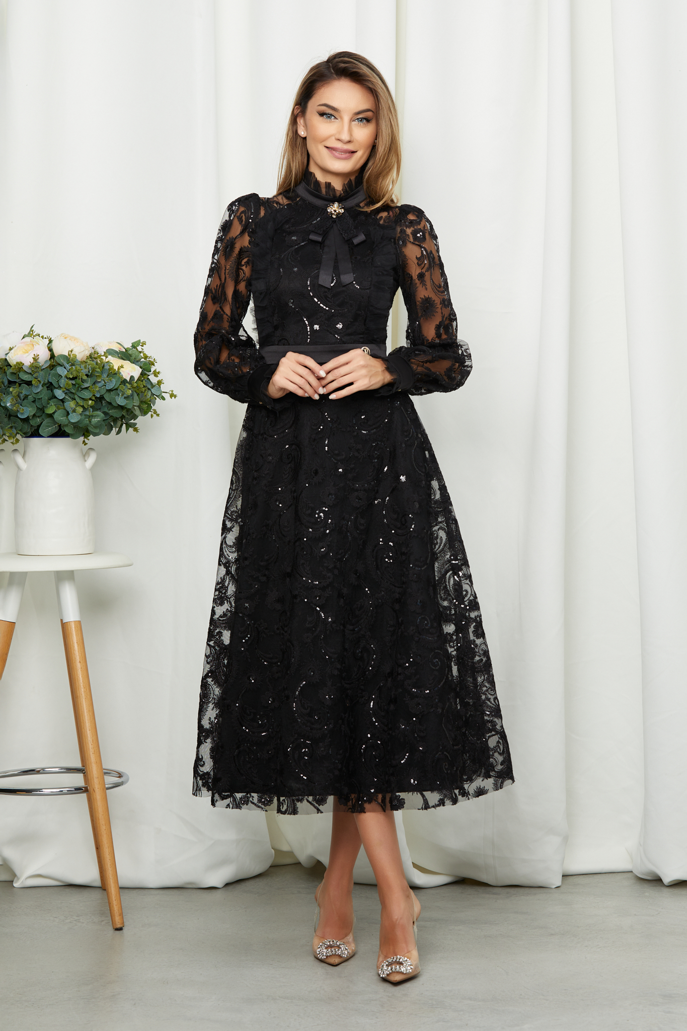 Rochie cleopatra neagra