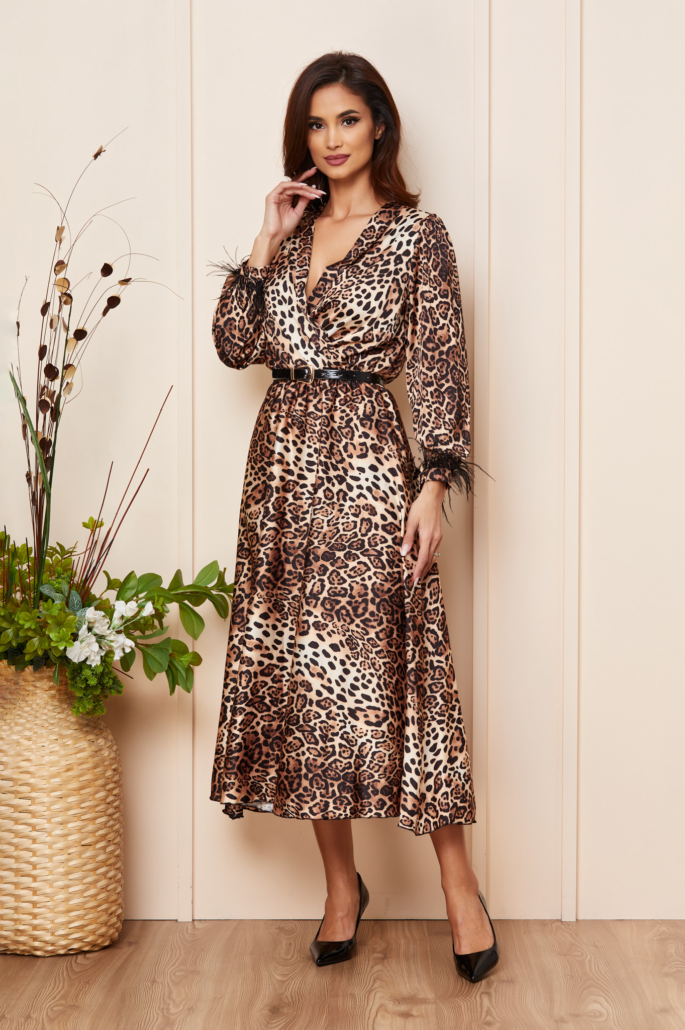 Poze Rochie Margo Animal Print zonia.ro 