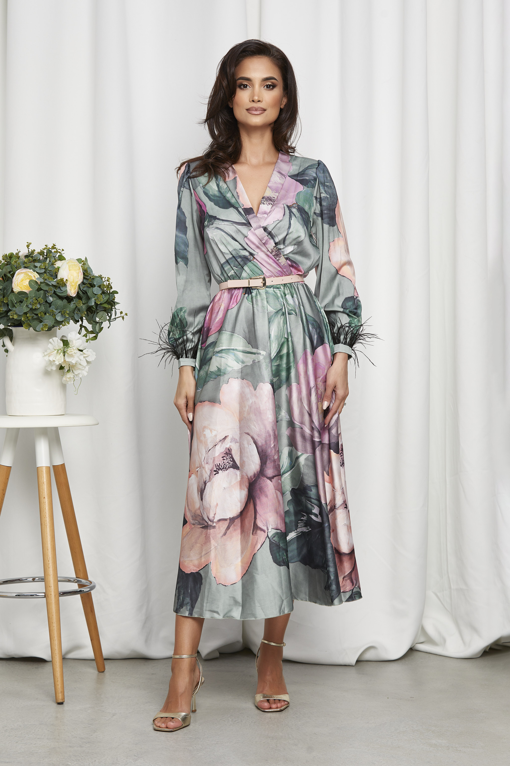 Rochie margo vernil multi