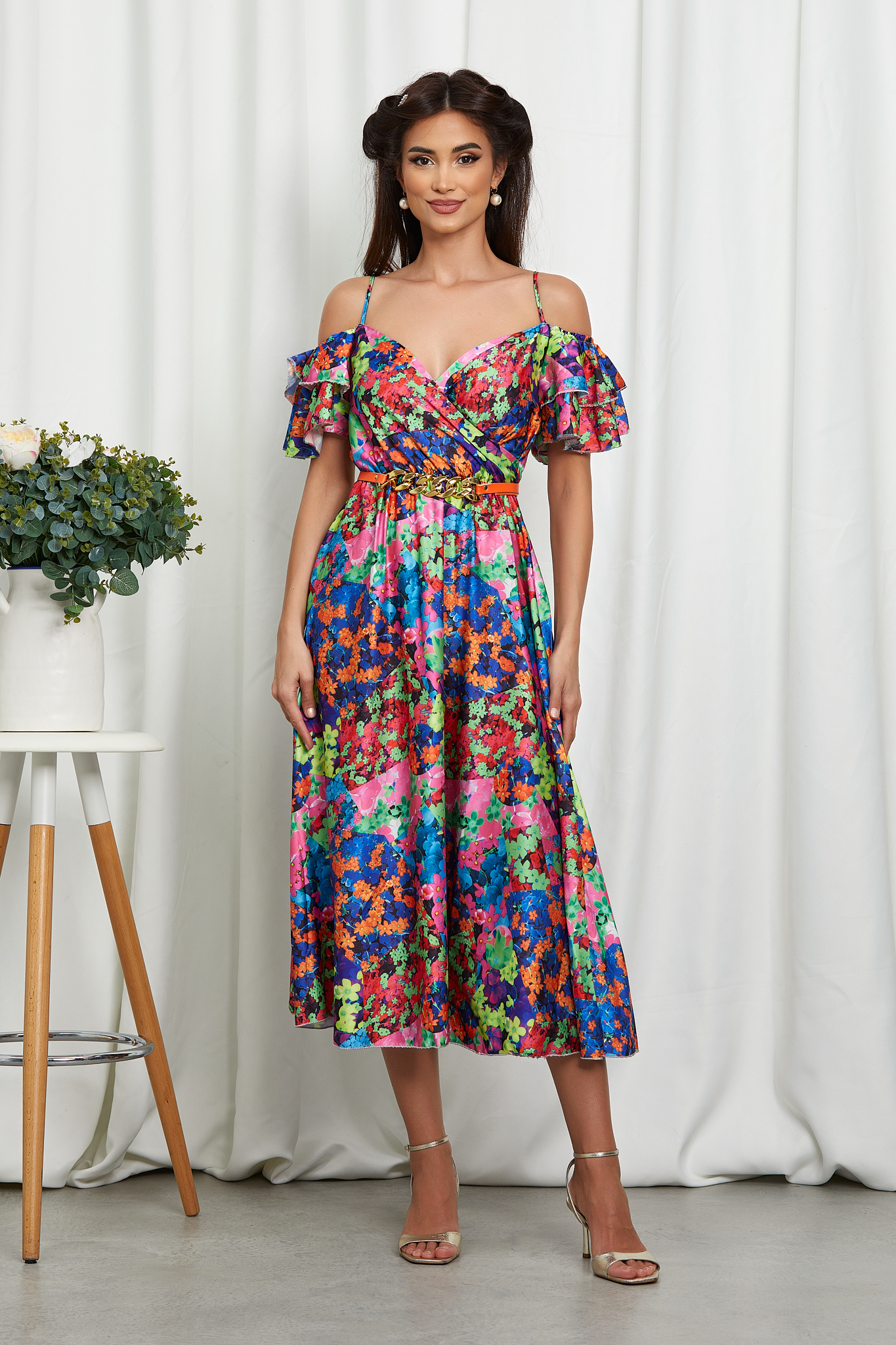 Poze Rochie Ignis Multi Floral zonia.ro 