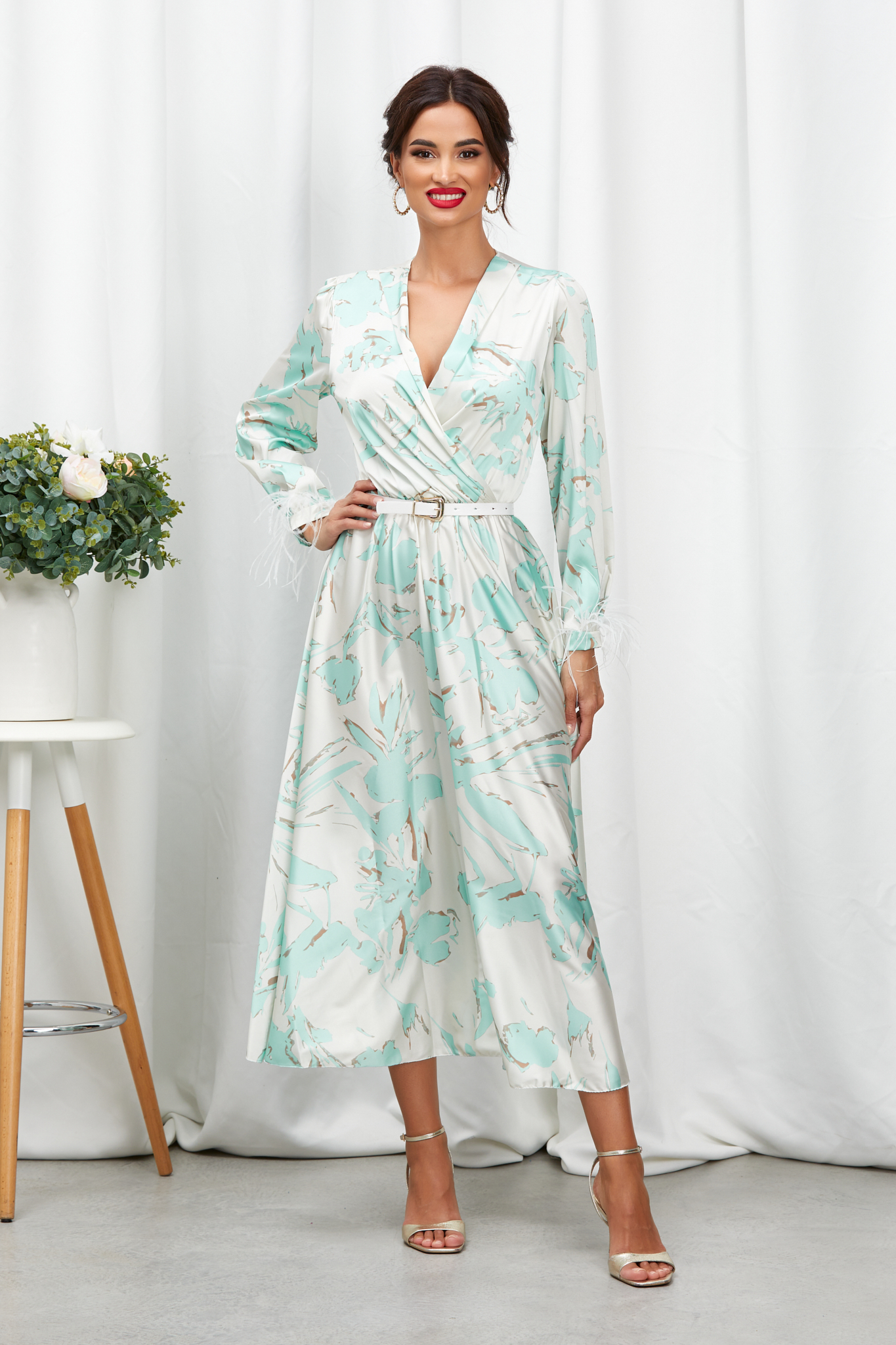 Rochie Margo Turcoaz image15