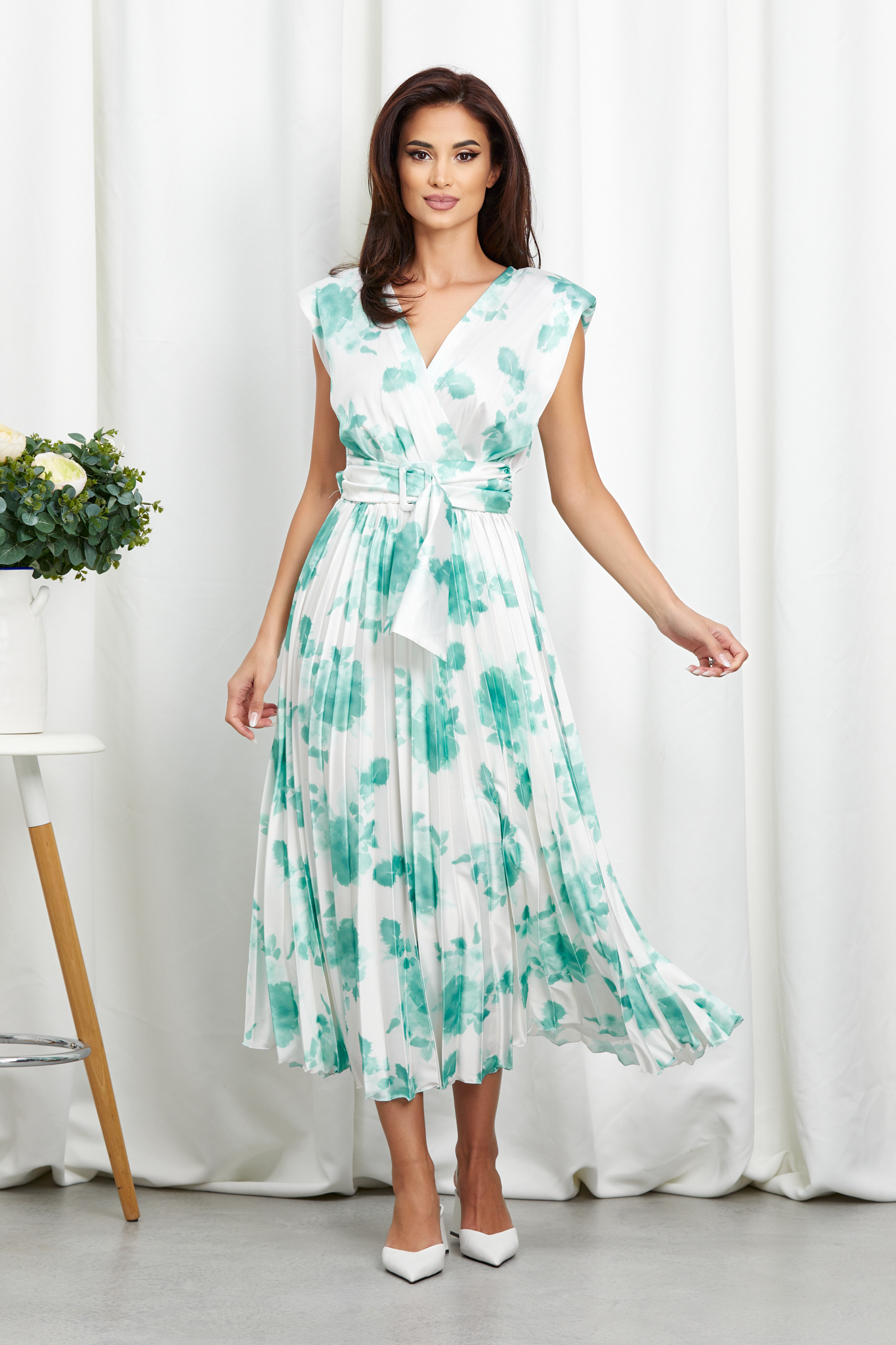 Rochie Carmen Vernil Floral Rochii 2023-09-21