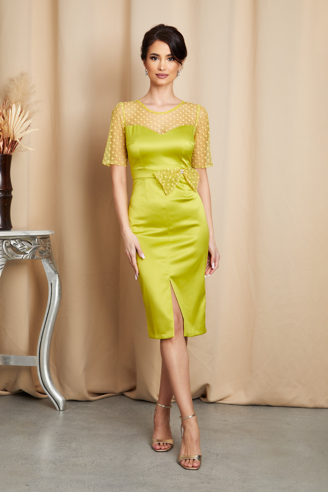 Rochie Moze Claudia Lime