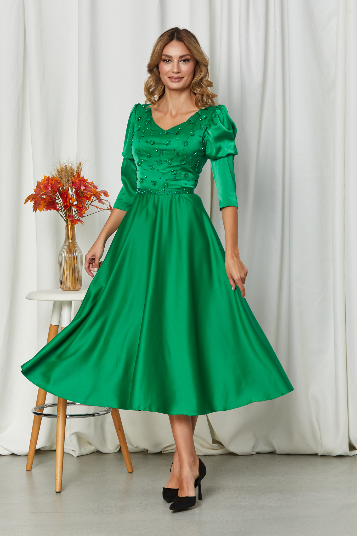 Rochie Selima Verde Deschis