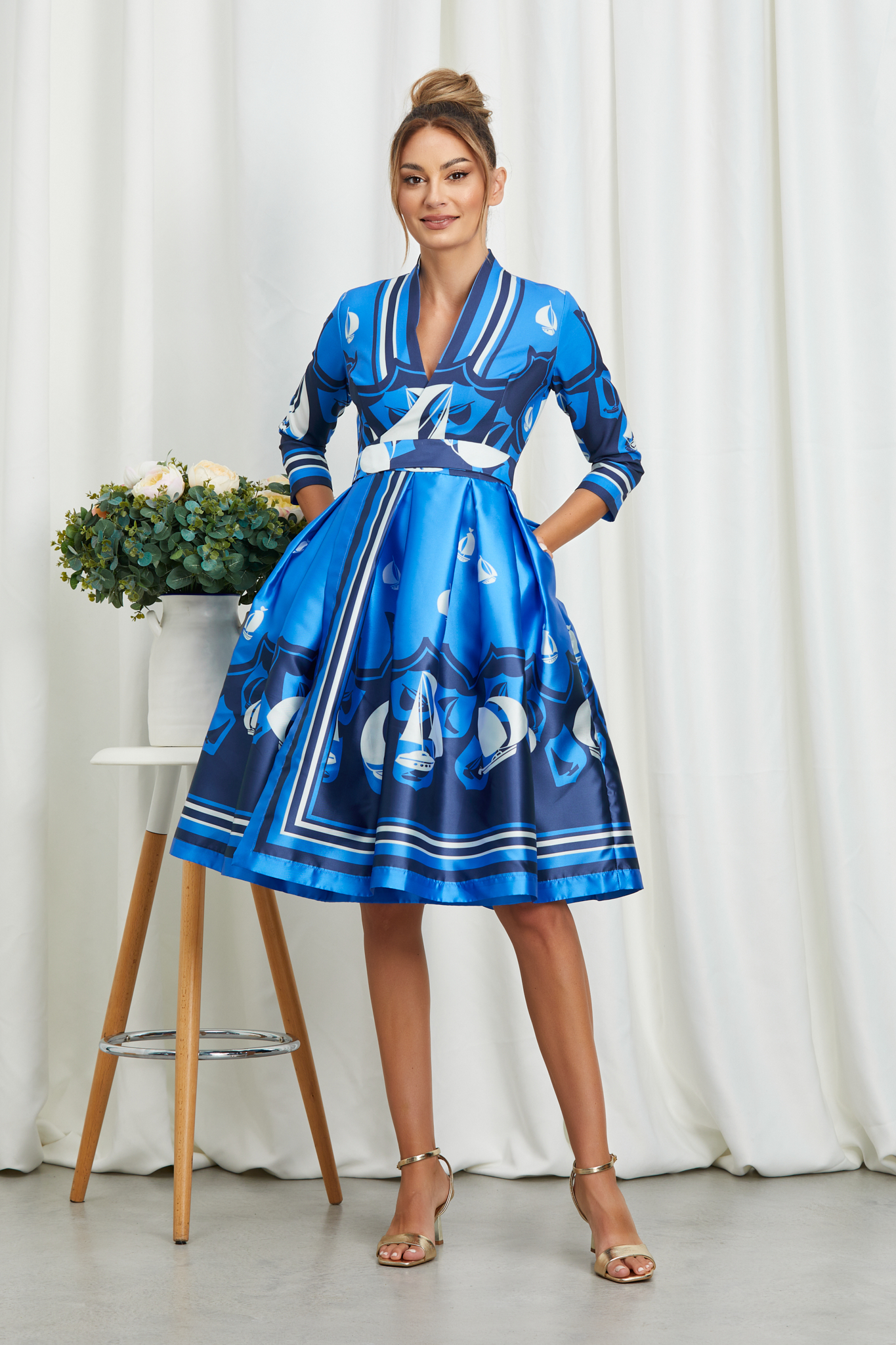 Rochie ninette albastra