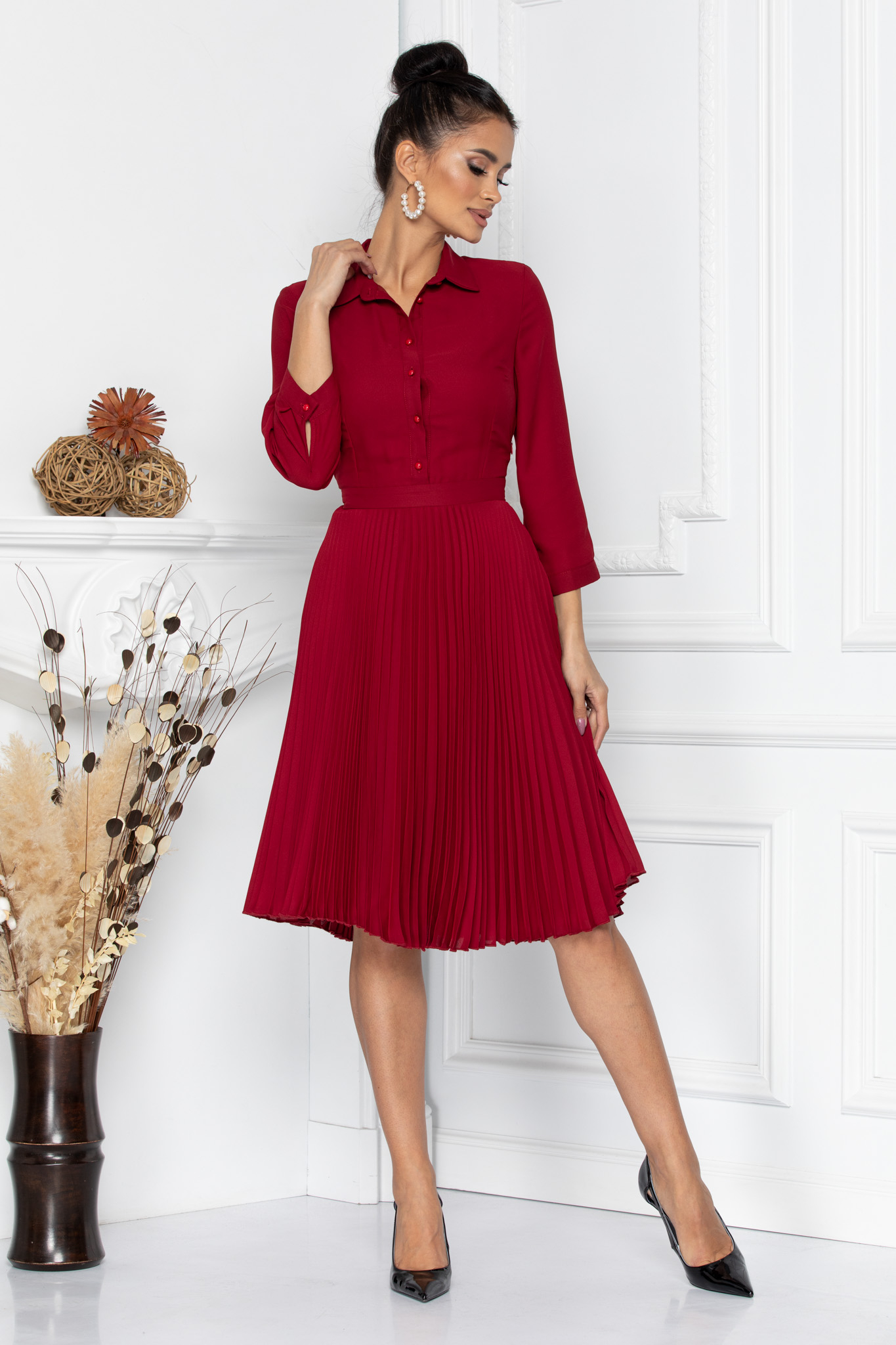 Rochie nancy bordo