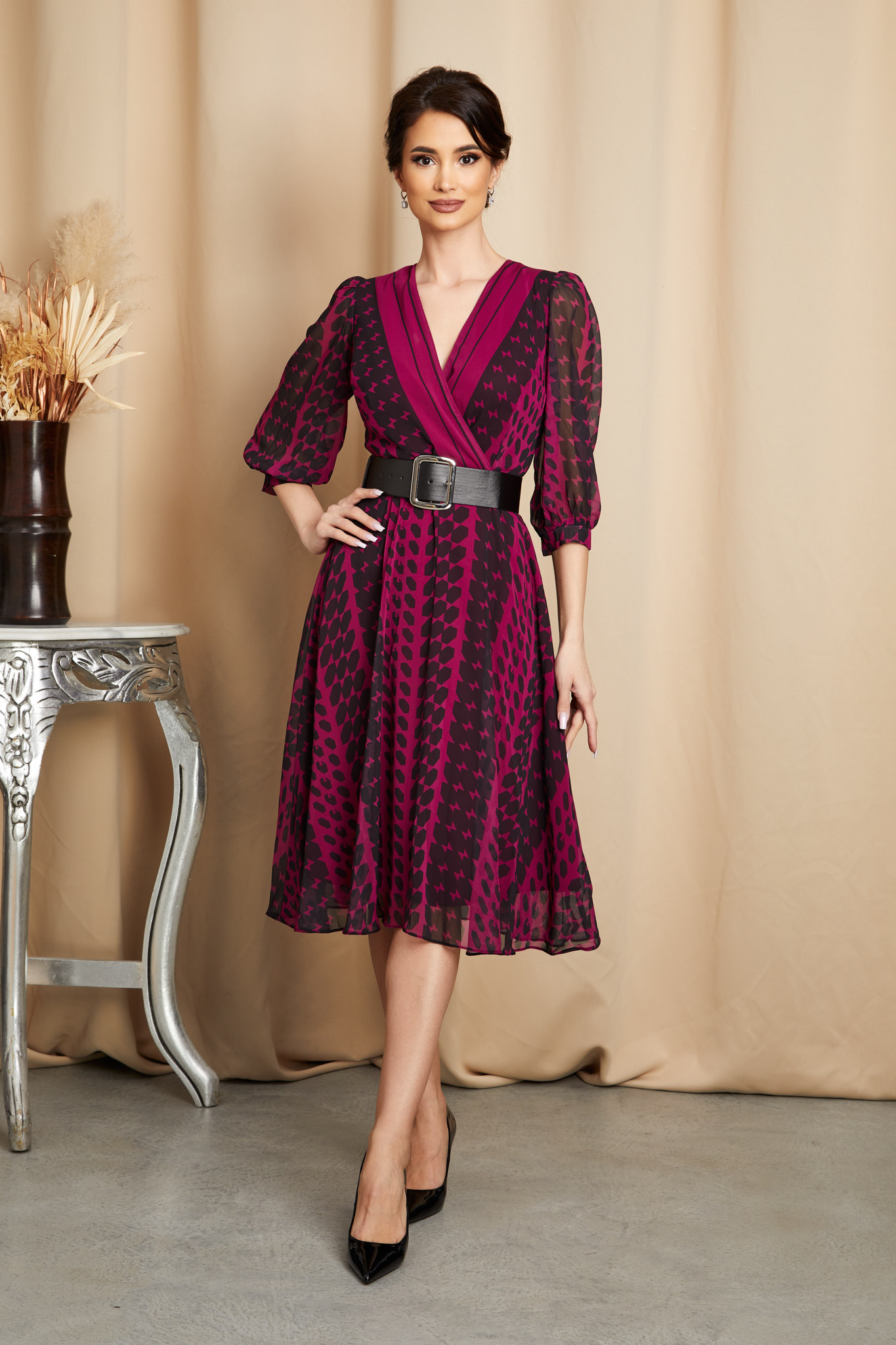 Rochie de ocazie Kayla Ciclam