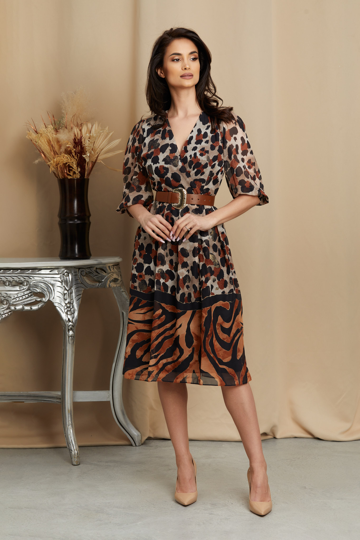 Rochie Eden Maro Animal Print