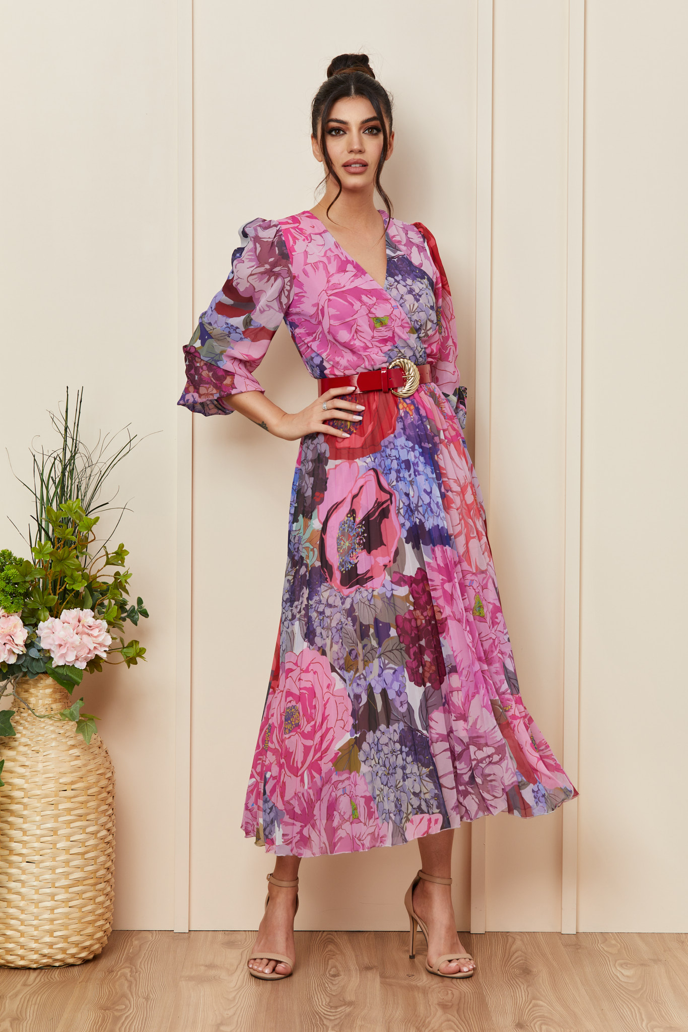 Rochie Ingrid Lila Floral