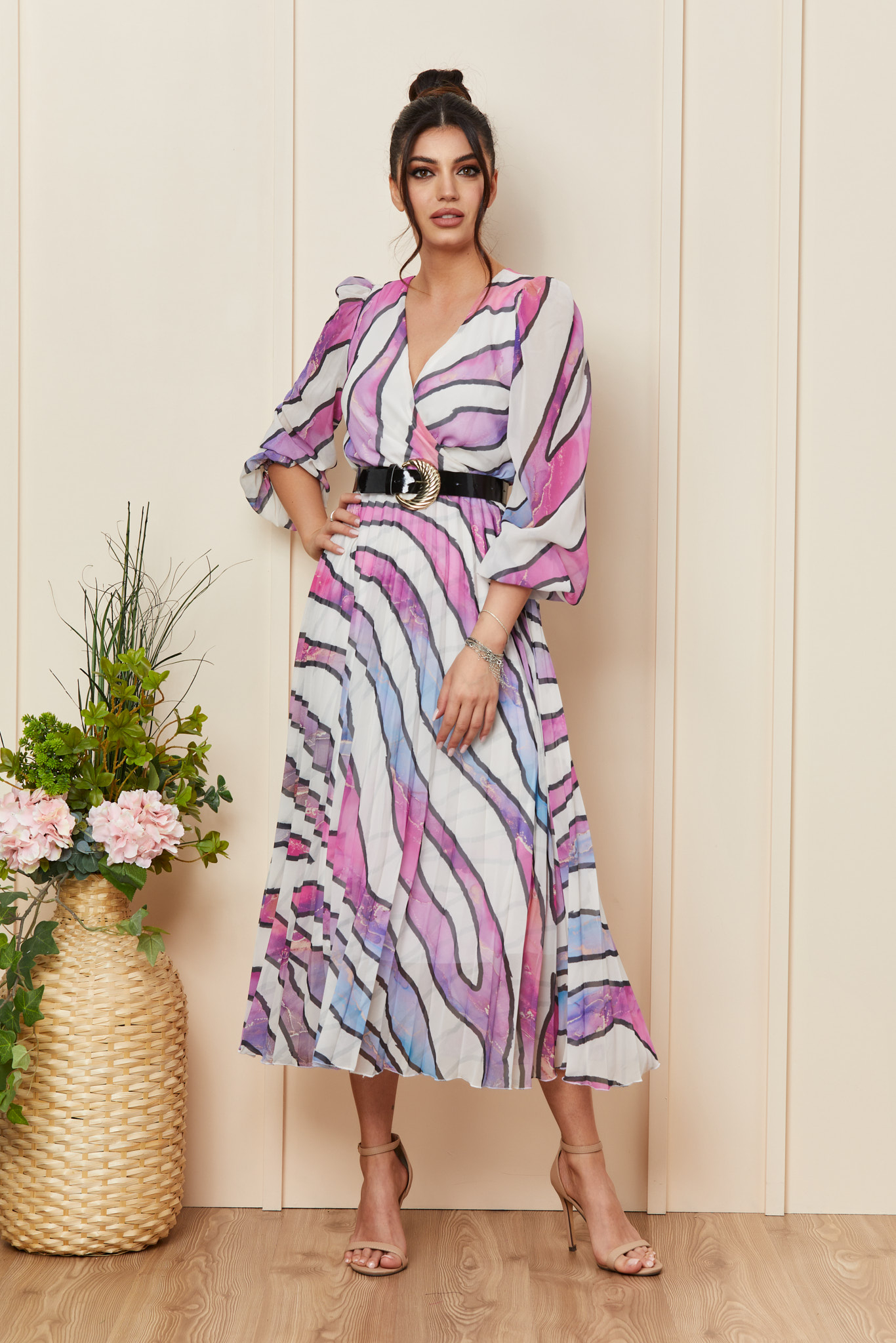 Rochie Ingrid Mov Multi