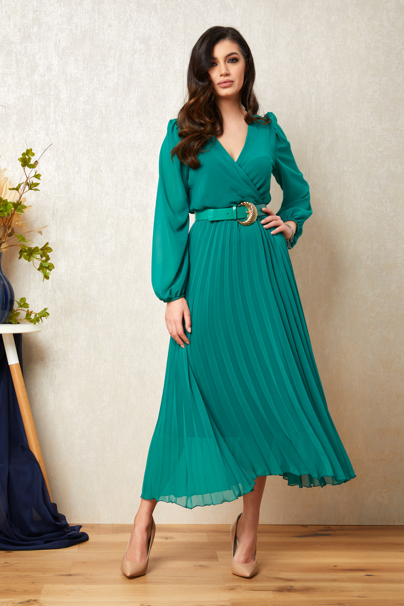 Rochie Ingrid Verde 