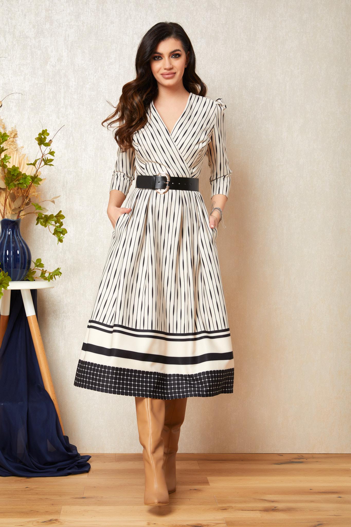 Rochie cllyo ecru
