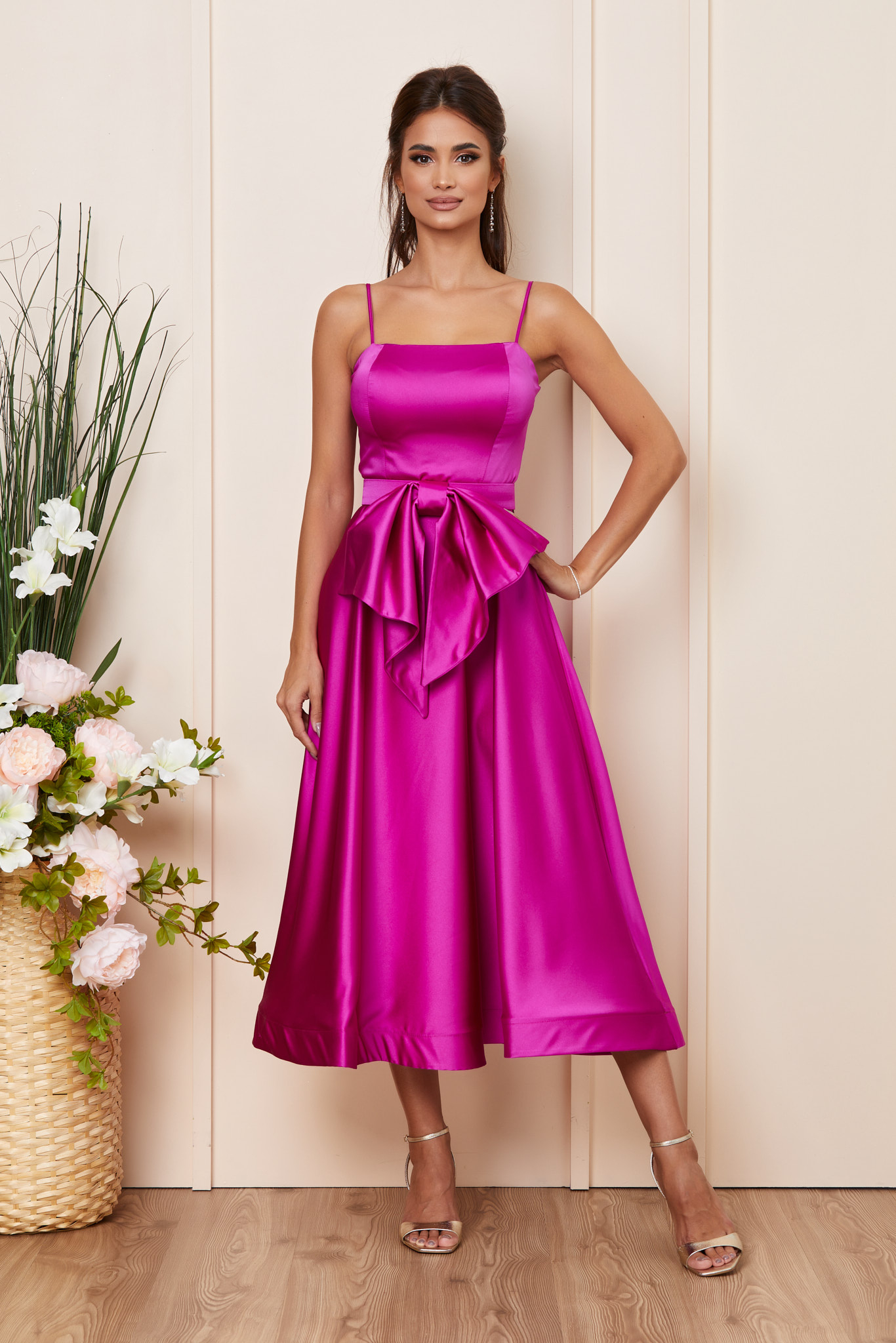 Rochie Cherish Fucsia