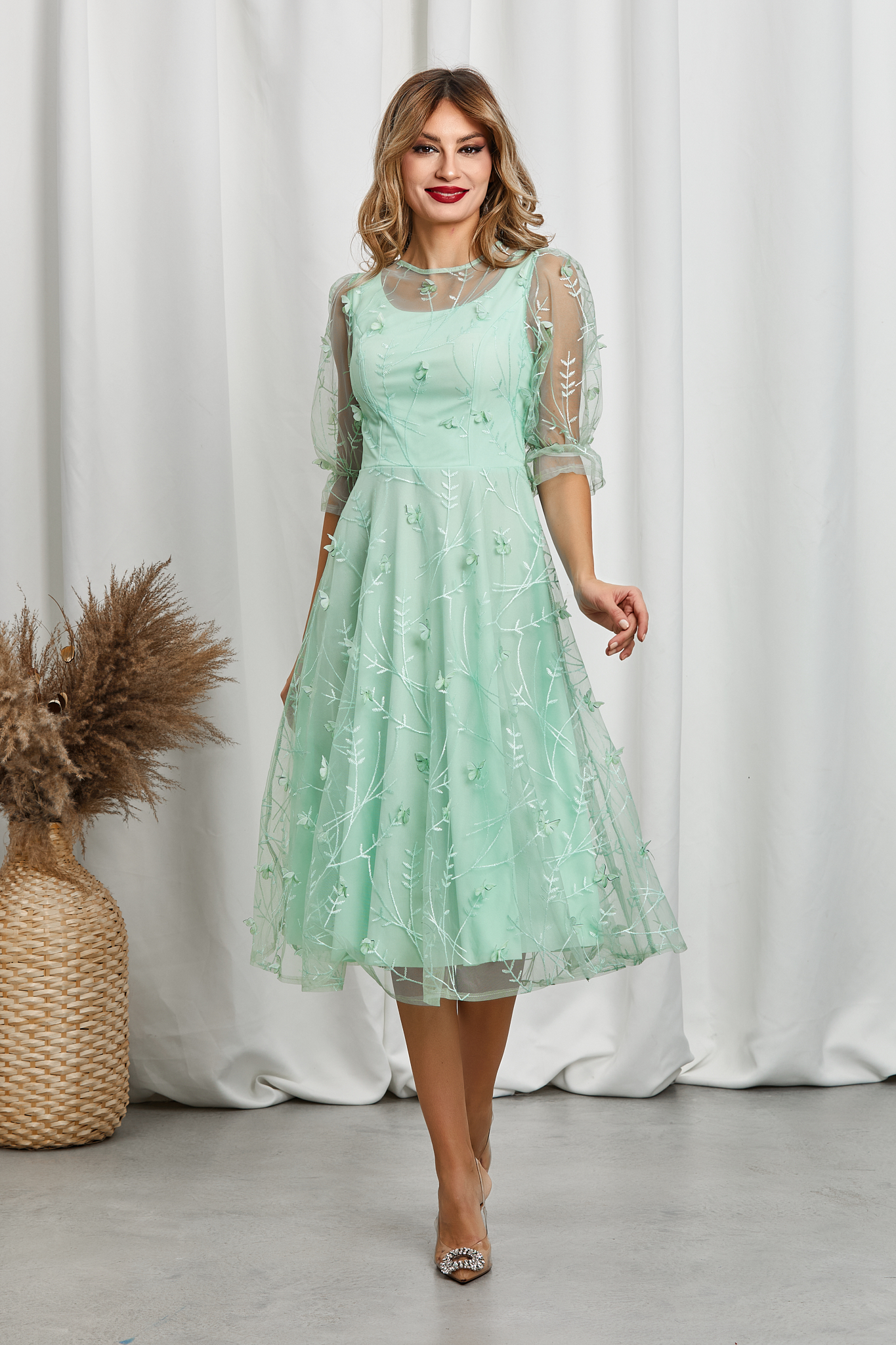 Rochie Evorra Mint