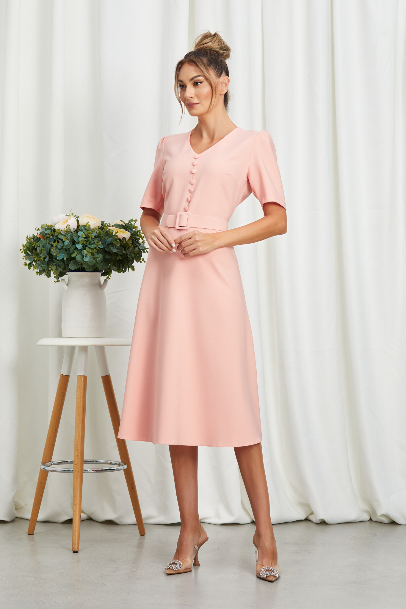 Rochie Amira Peach