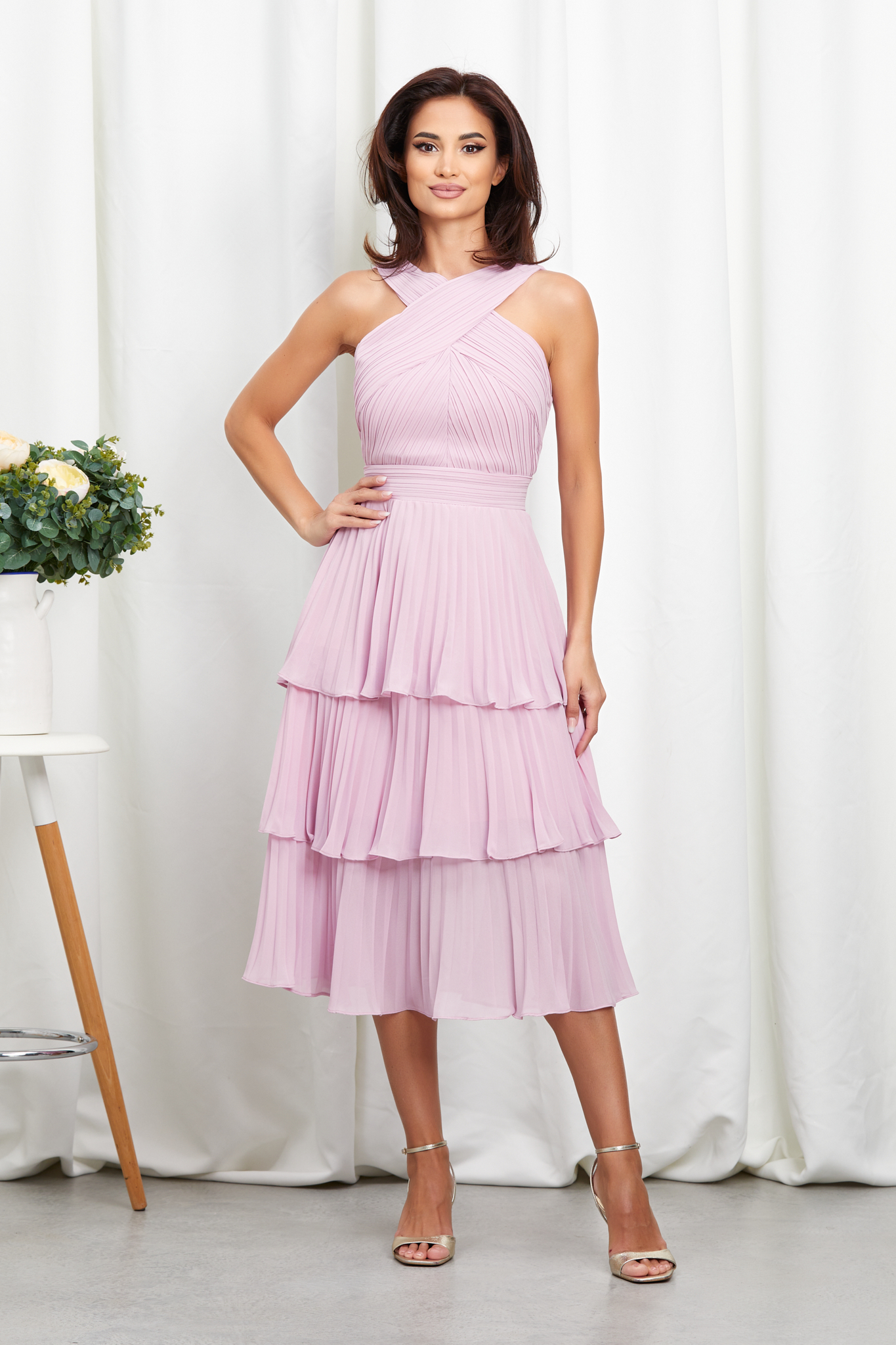 Rochie iris rose