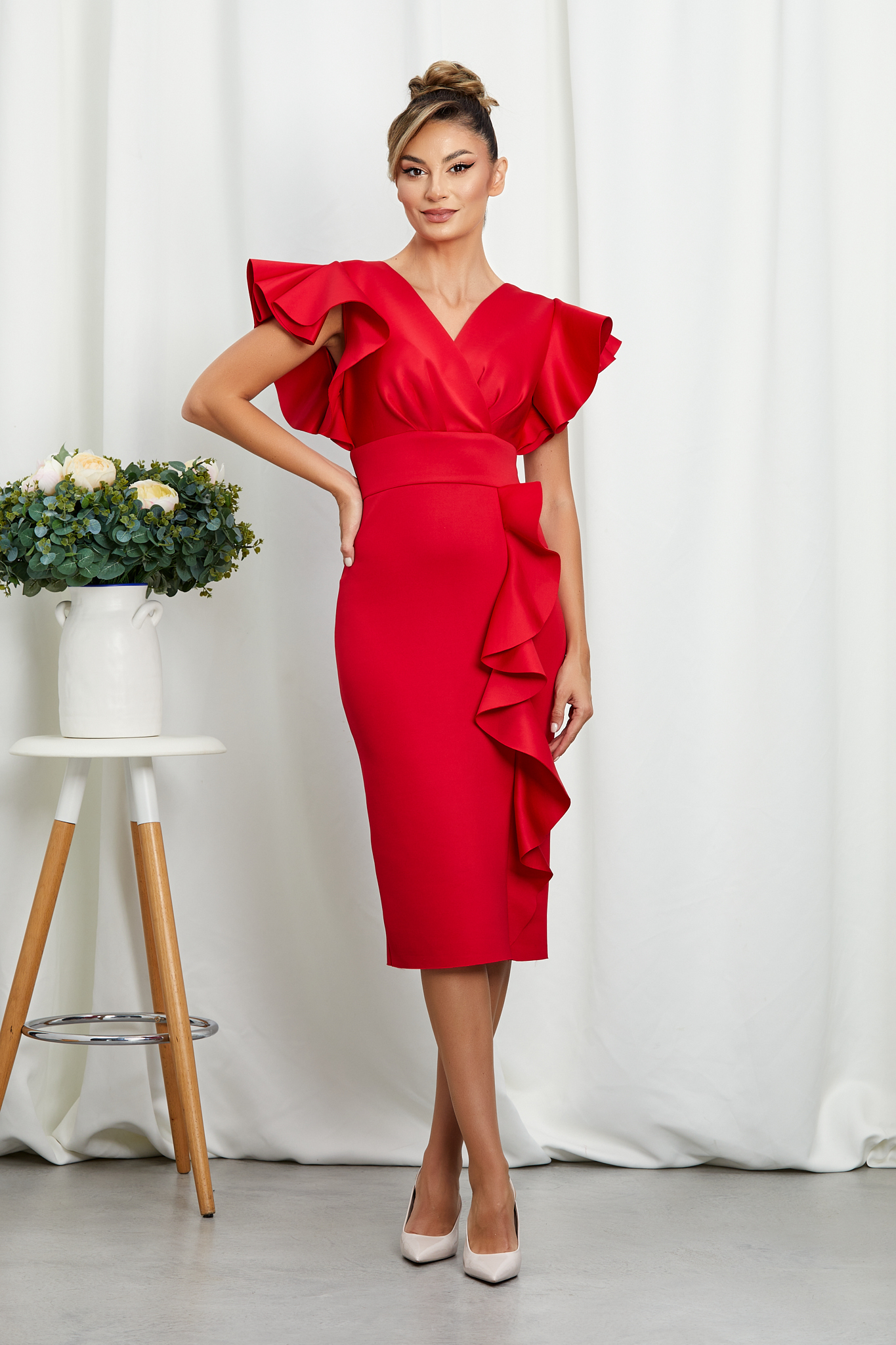 Rochie elisa rosie
