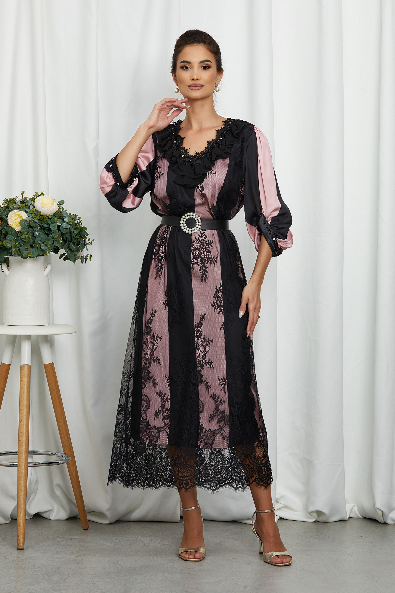Rochie brianna roz