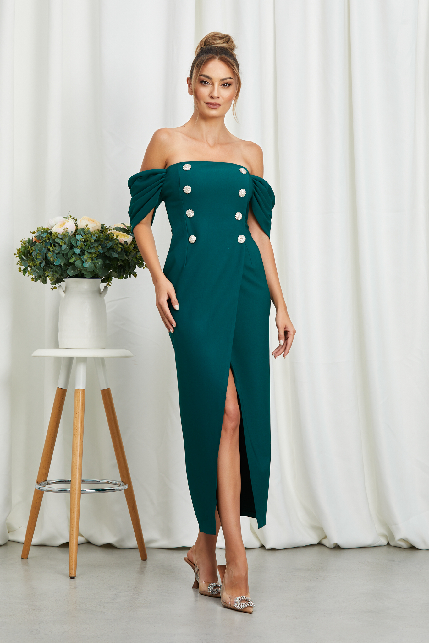 Rochie kendall verde