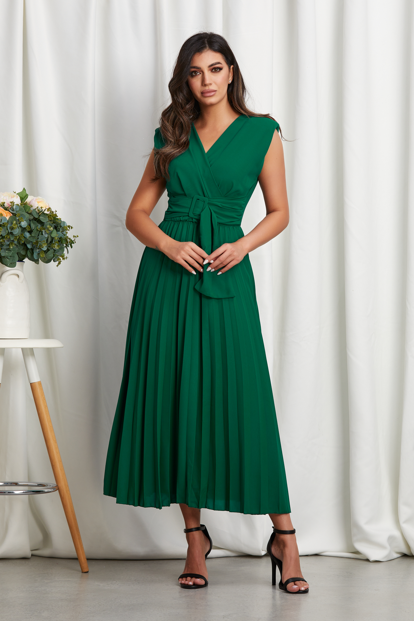 Rochie carmen verde
