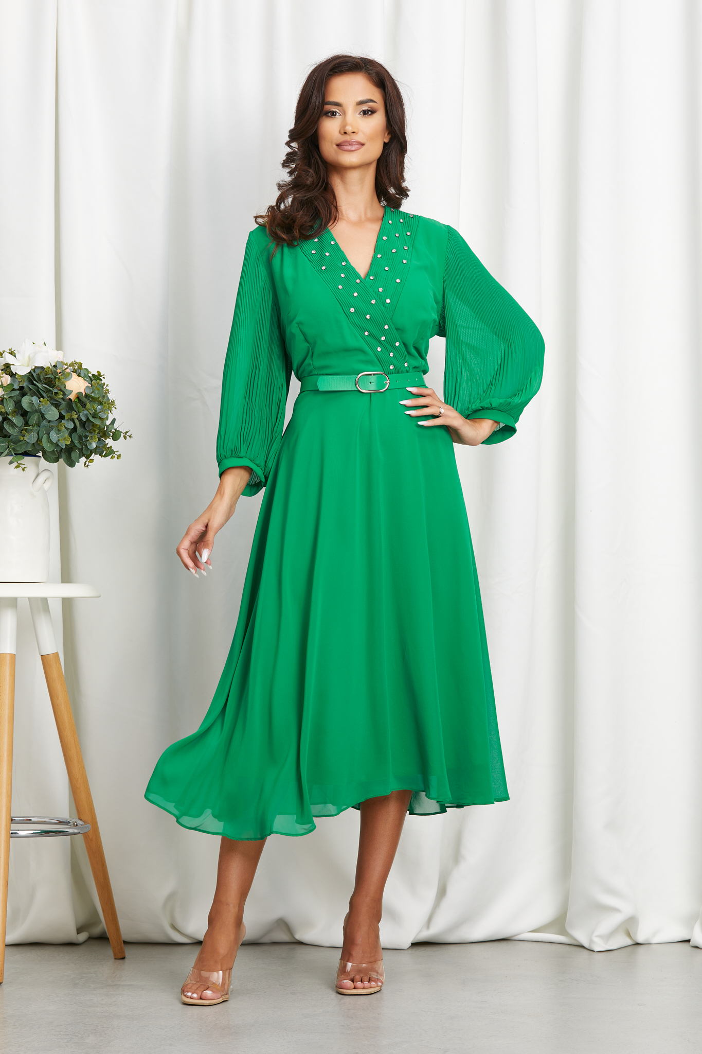 Rochie manuelle verde