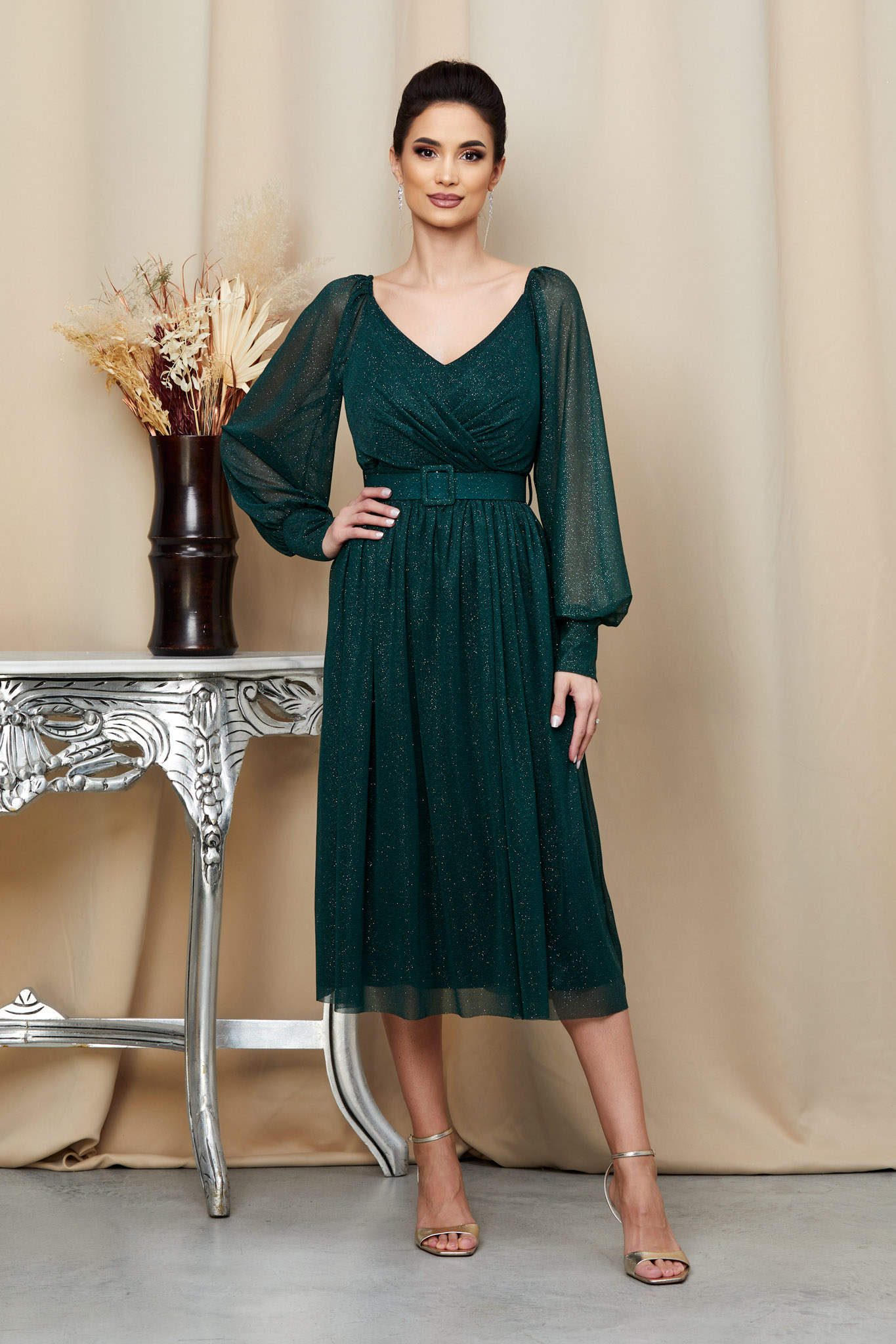 Poze Rochie Luciana Verde zonia.ro 