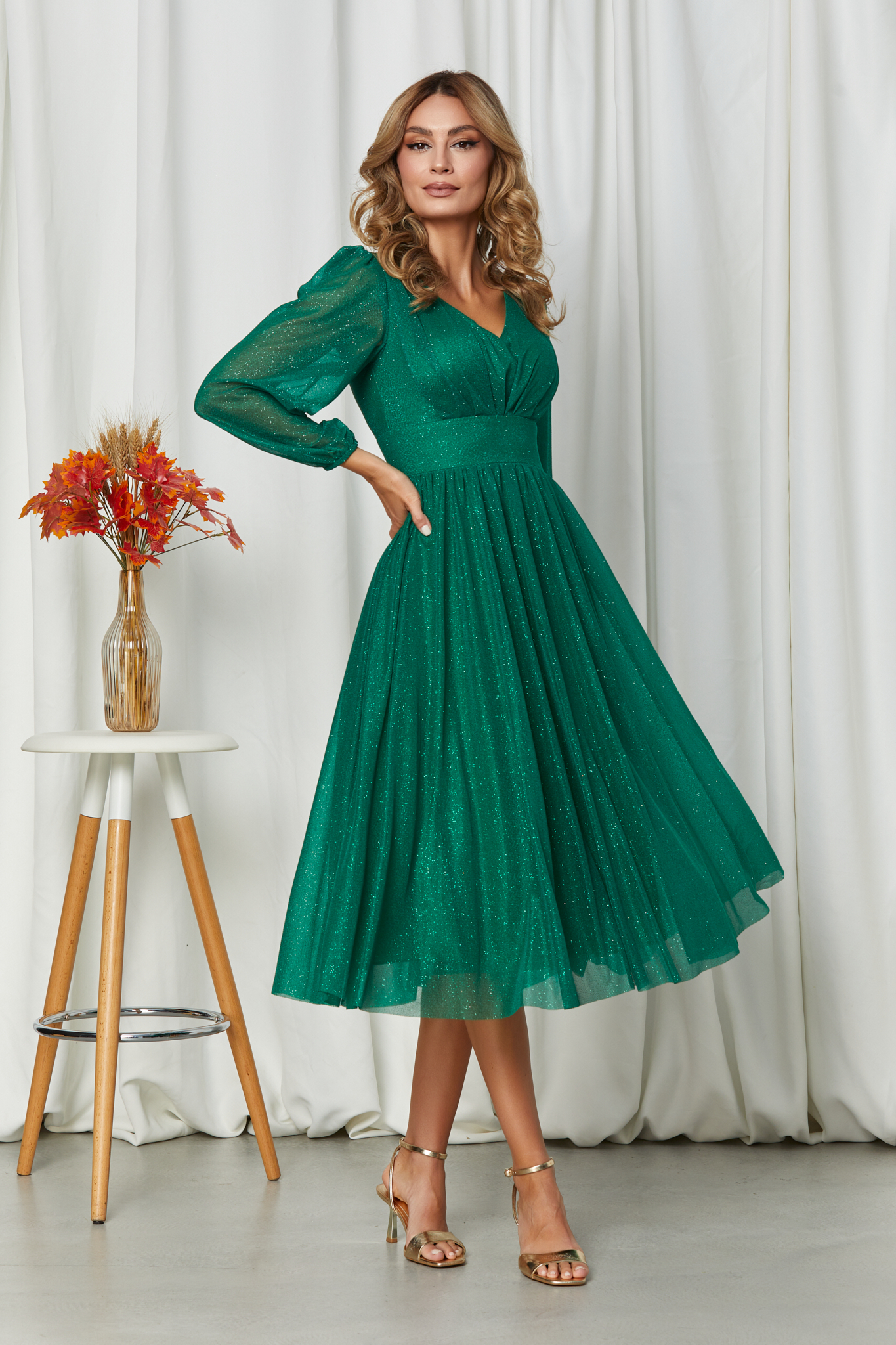 Rochie wilma verde deschis