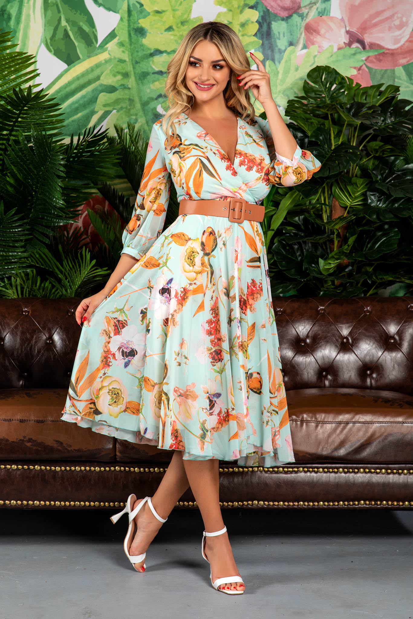 Rochie Karmine Mint
