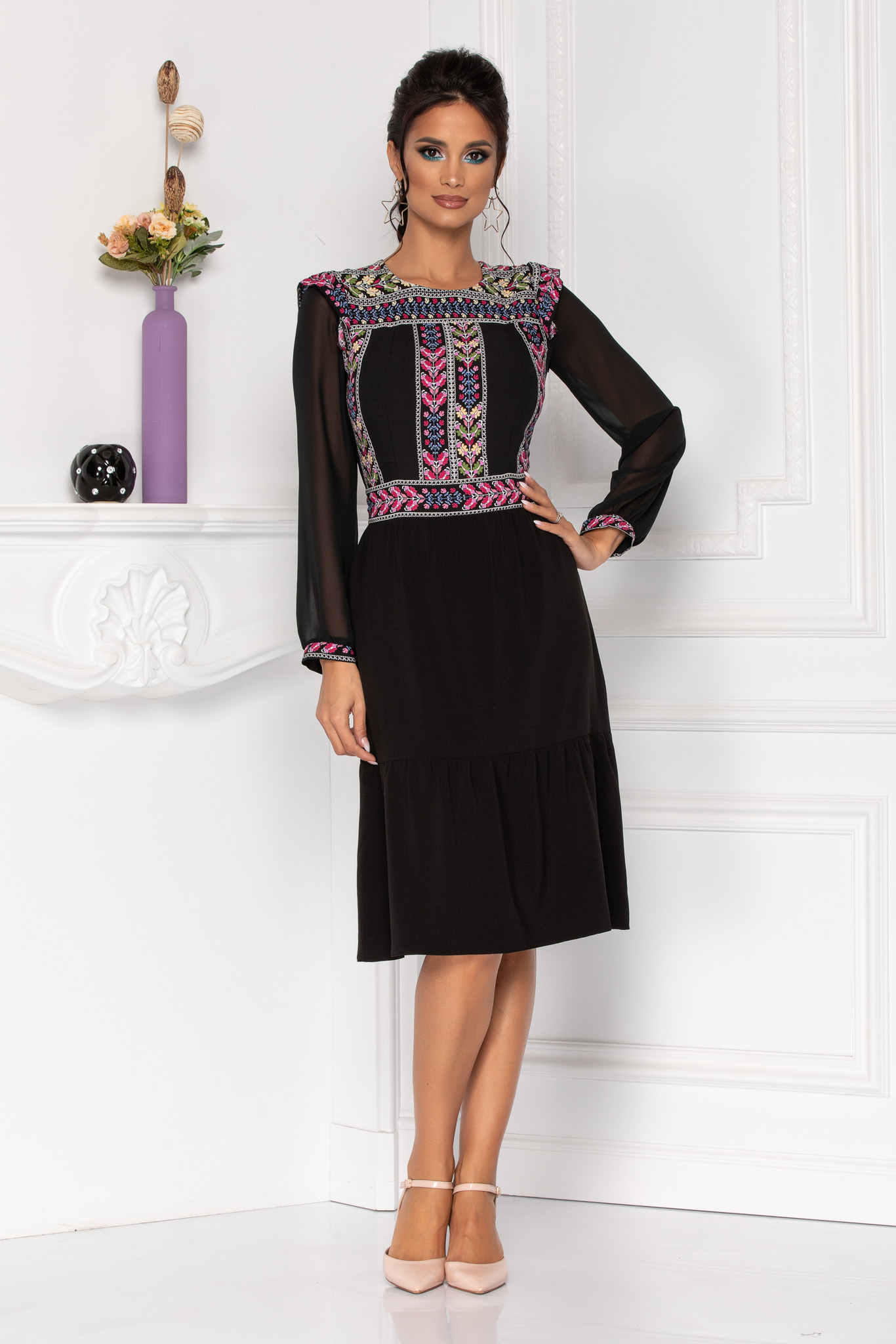 Rochie moze elvina neagra