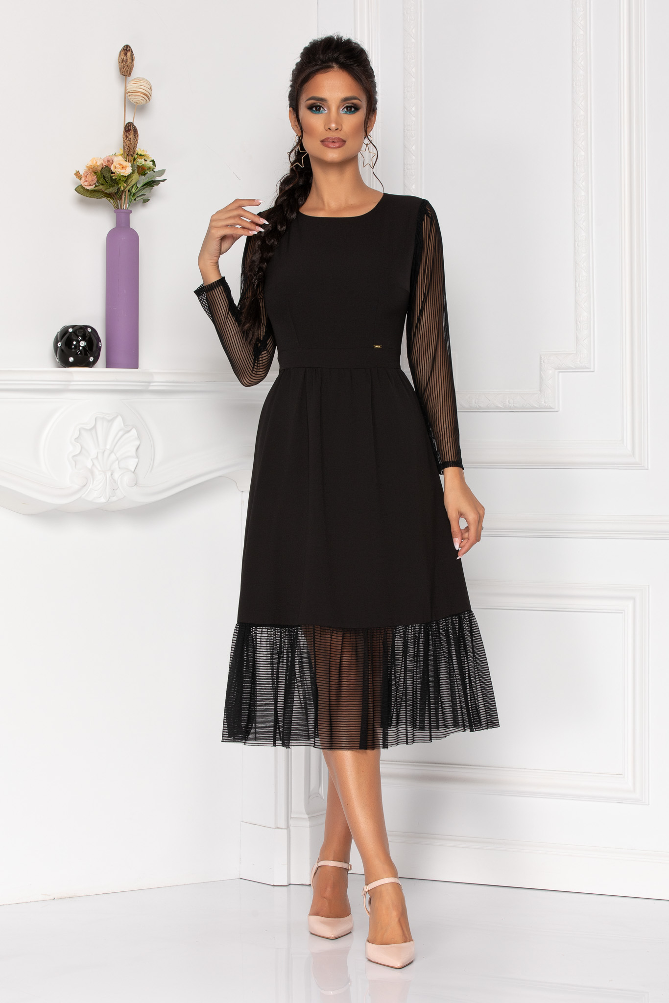 Rochie moze heather neagra