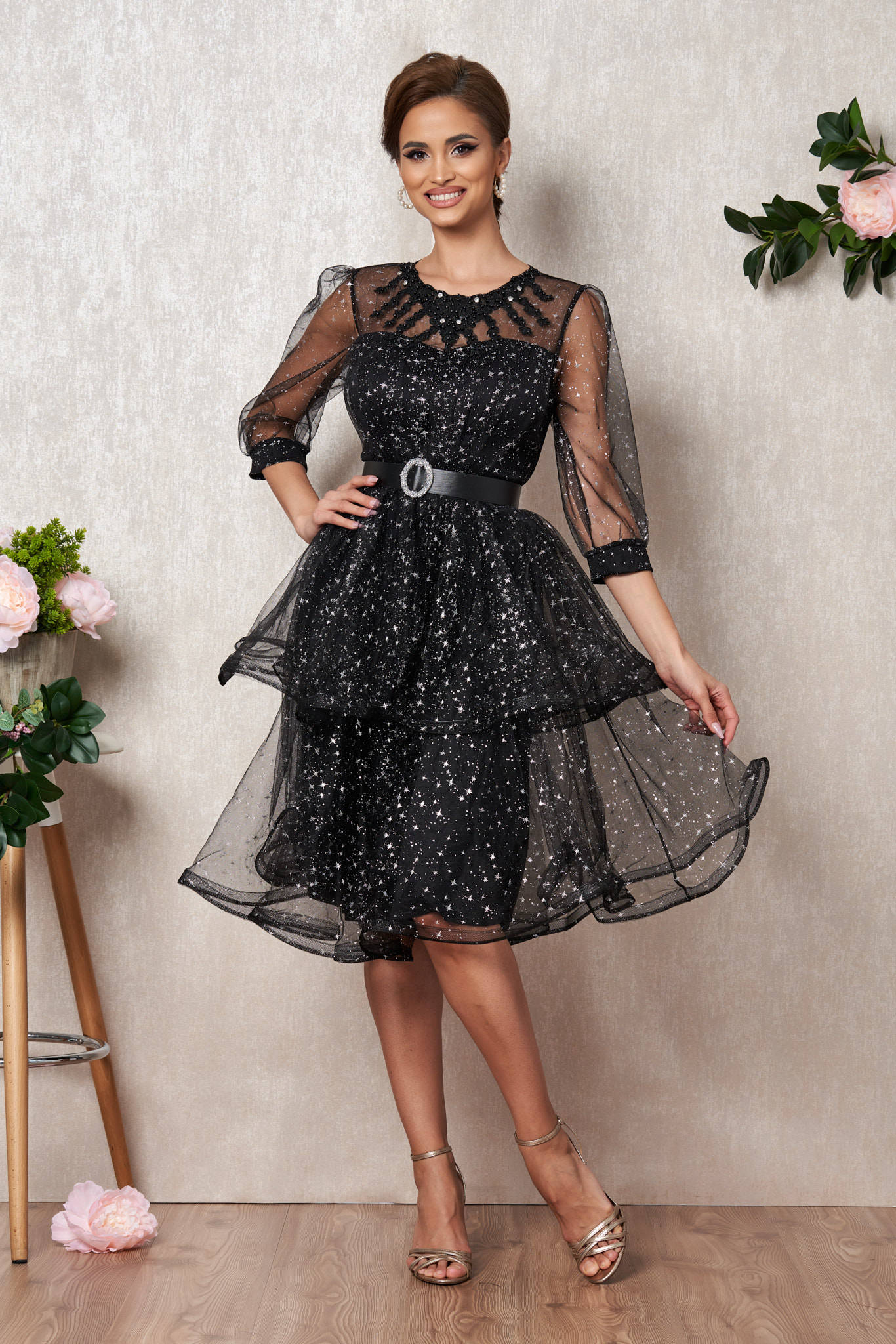 Rochie alessia neagra