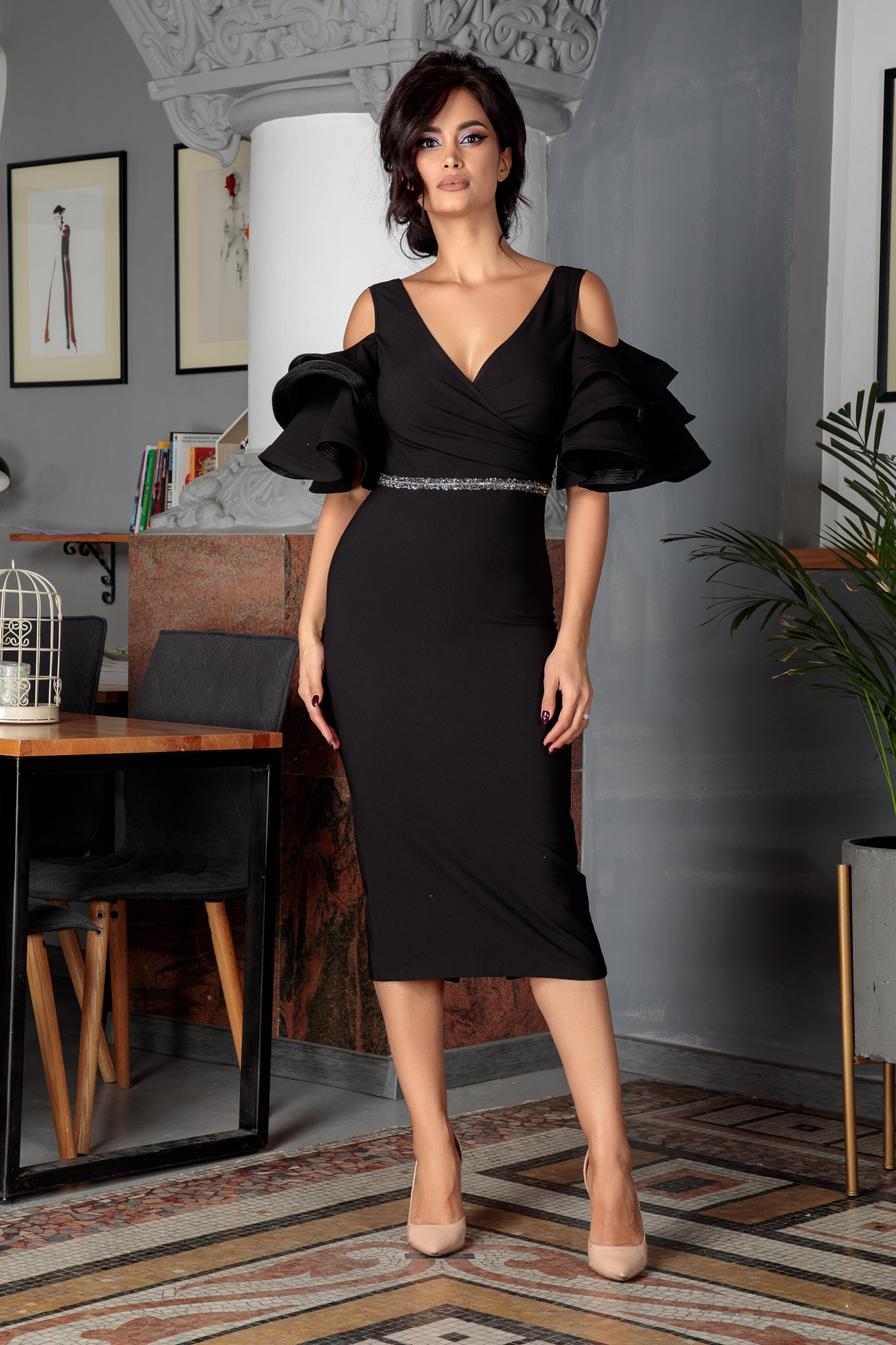 Rochie darla neagra 