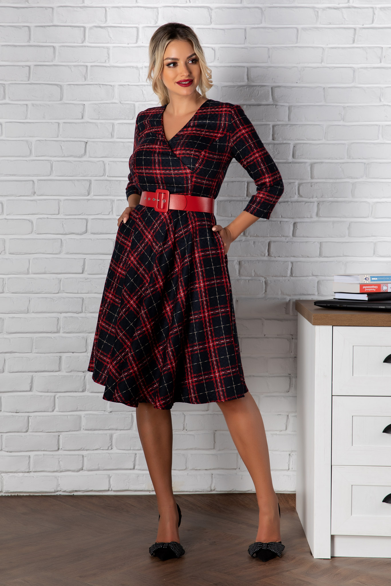 Rochie samara rosie