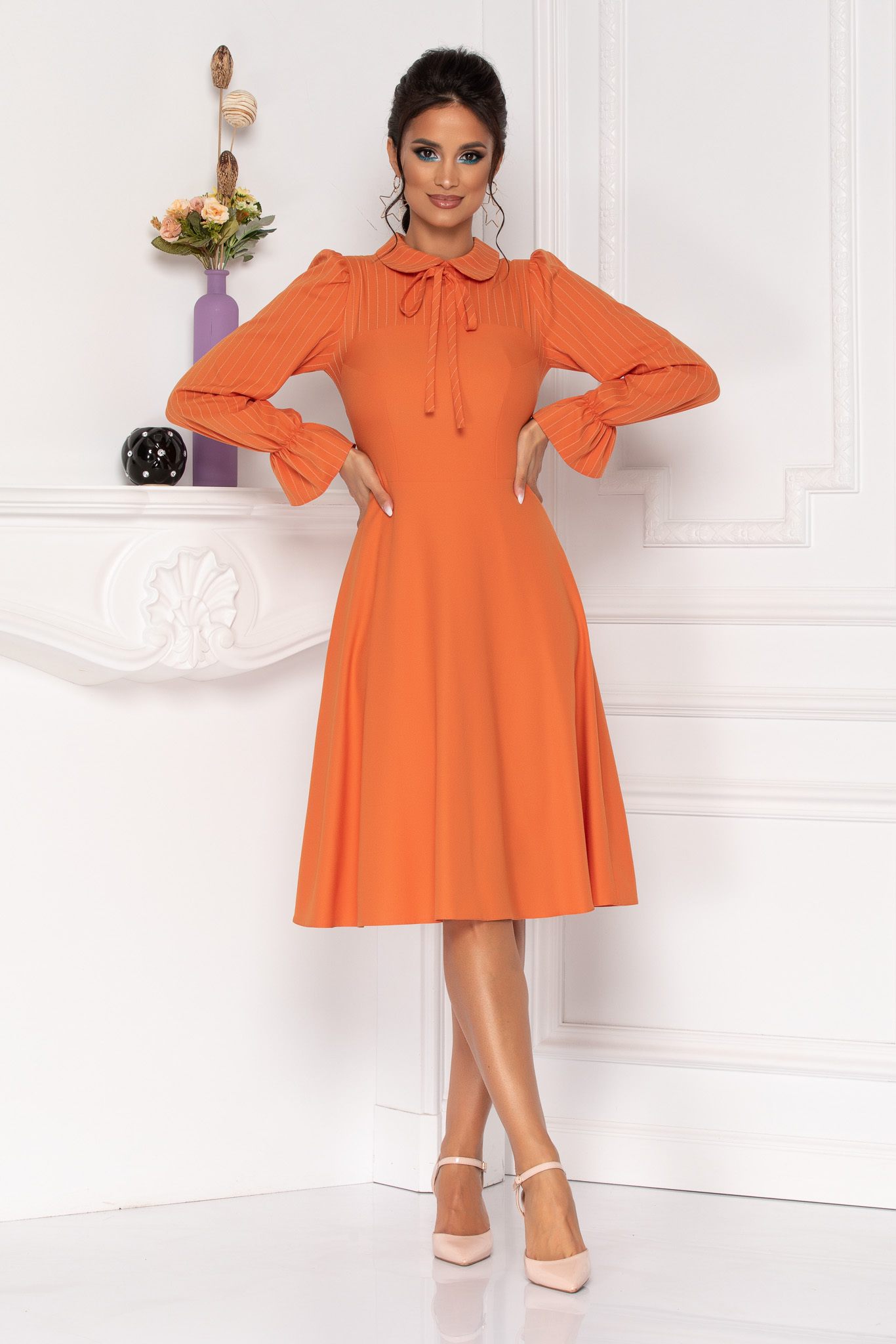 Rochie Moze Helga Orange