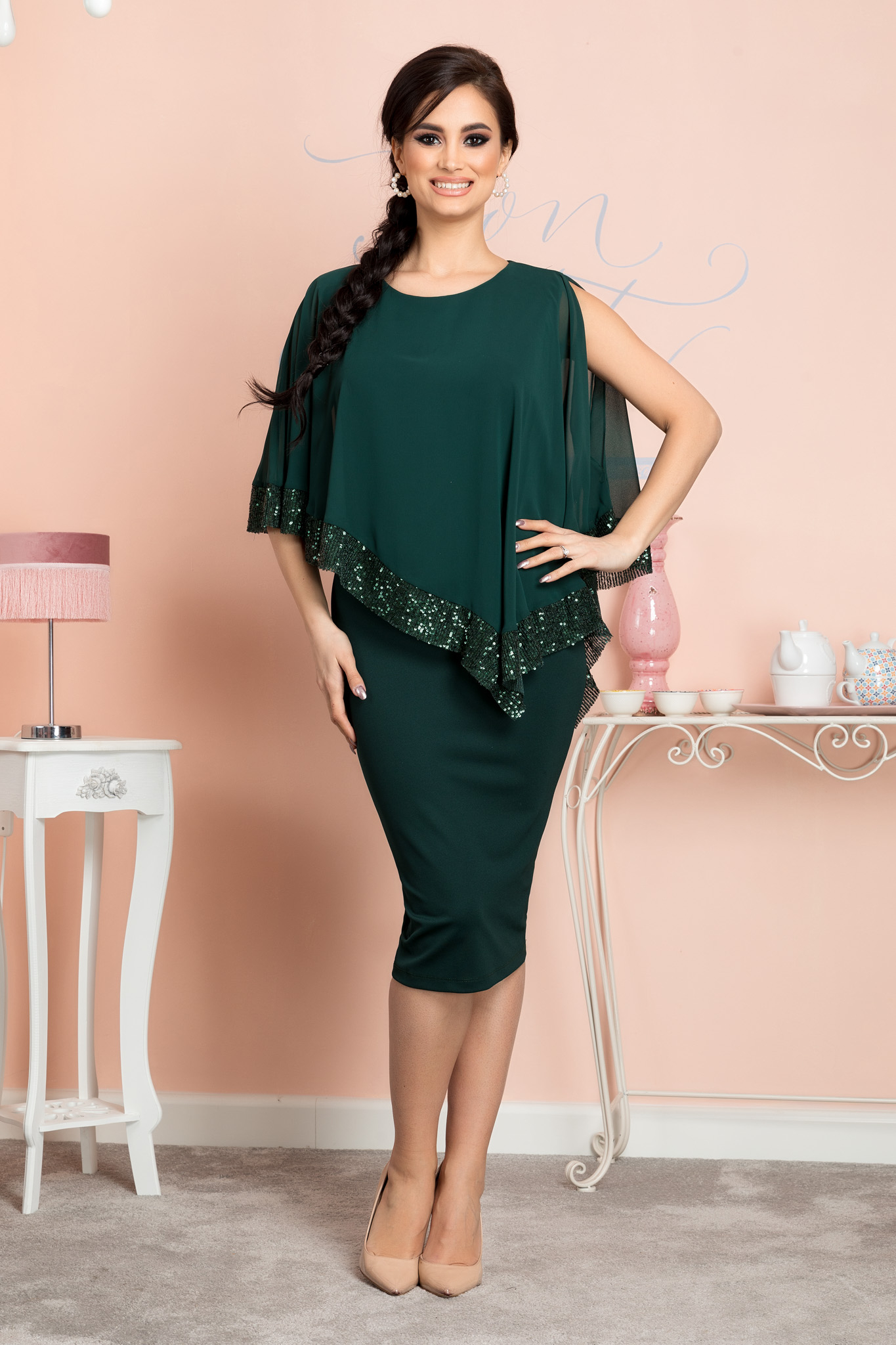 Rochie kalya verde