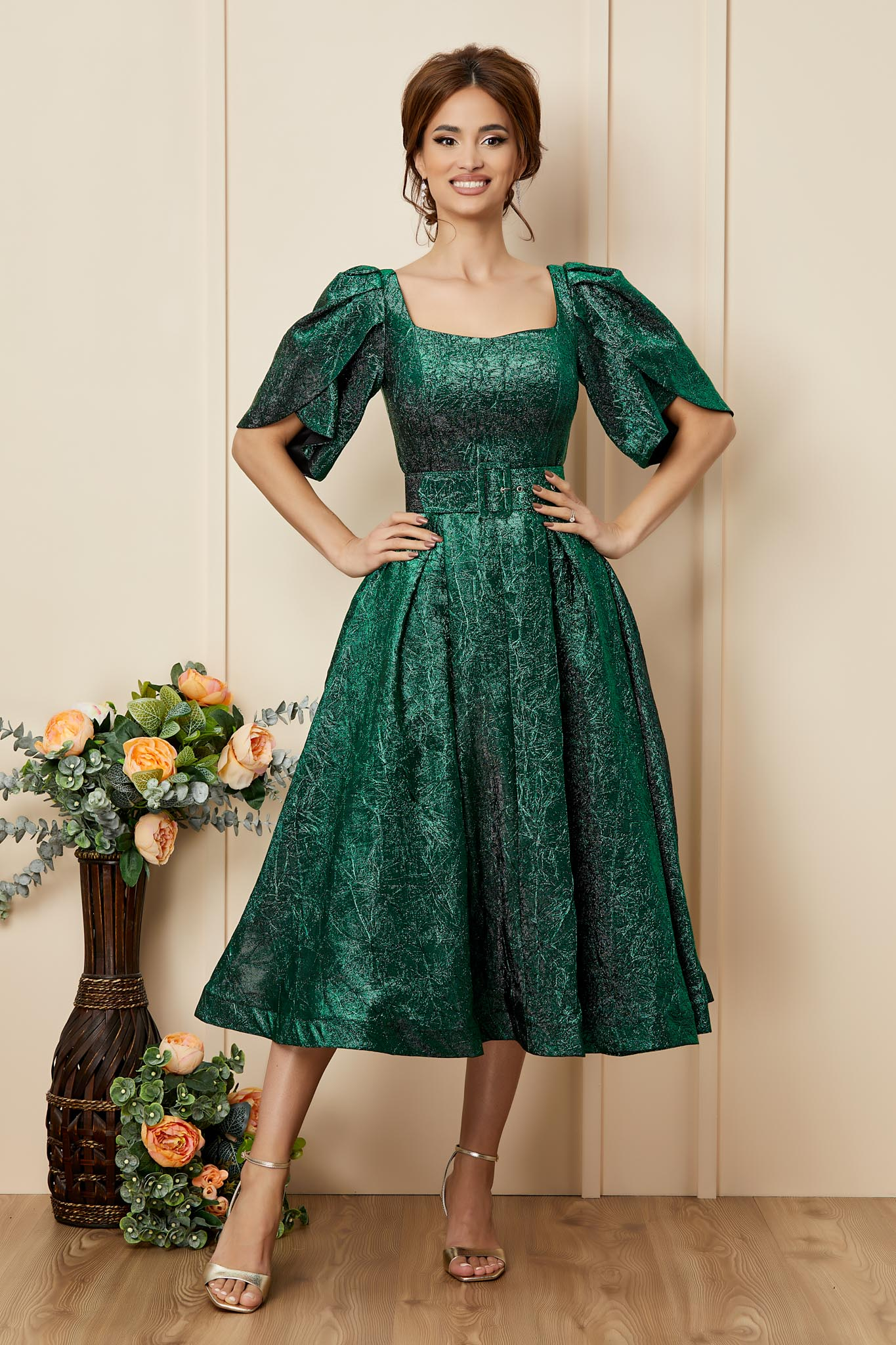 Rochie Excellency Verde 2023 ❤️ Pret Super zonia imagine noua 2022