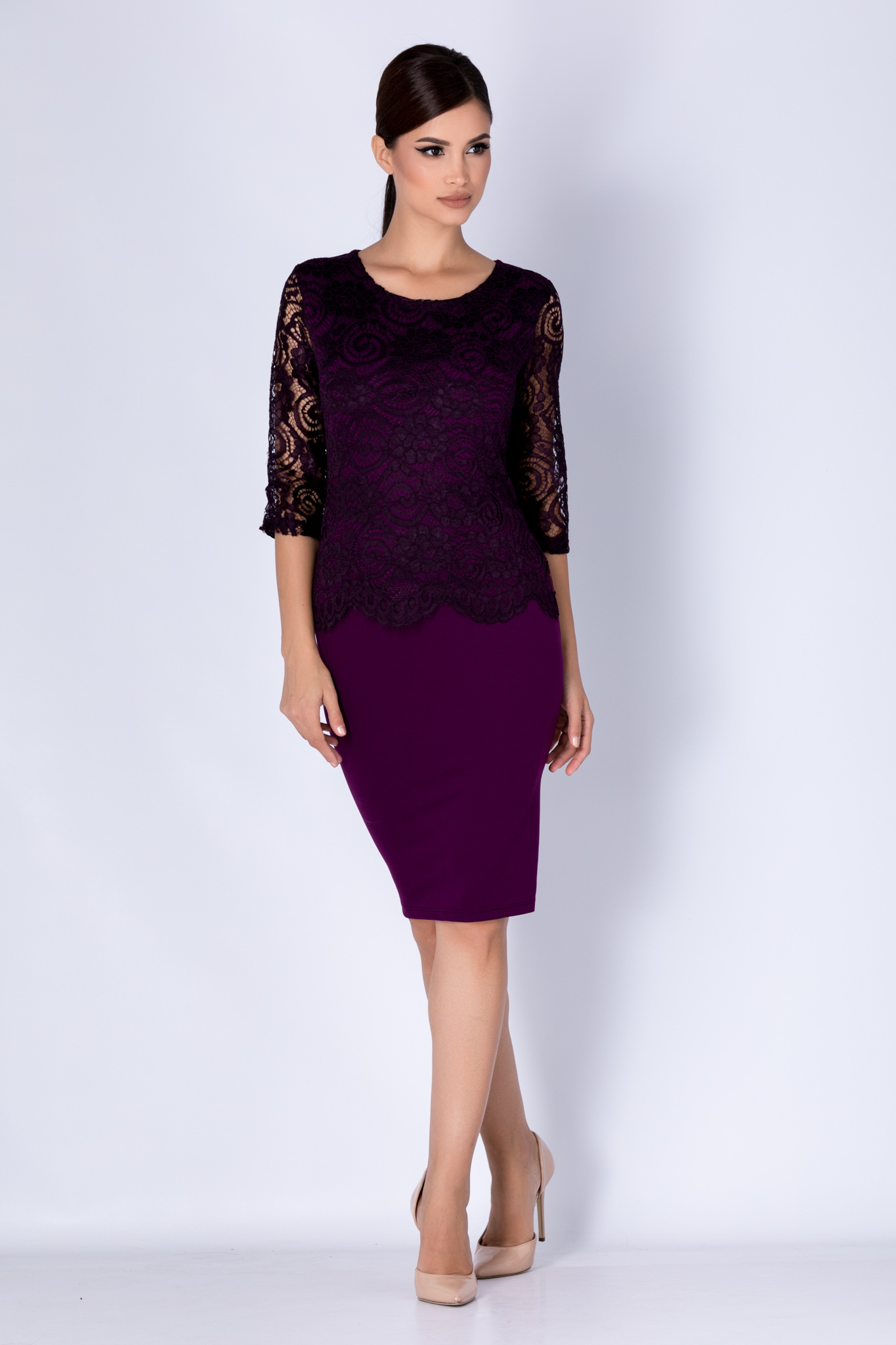 Rochie klaire violet