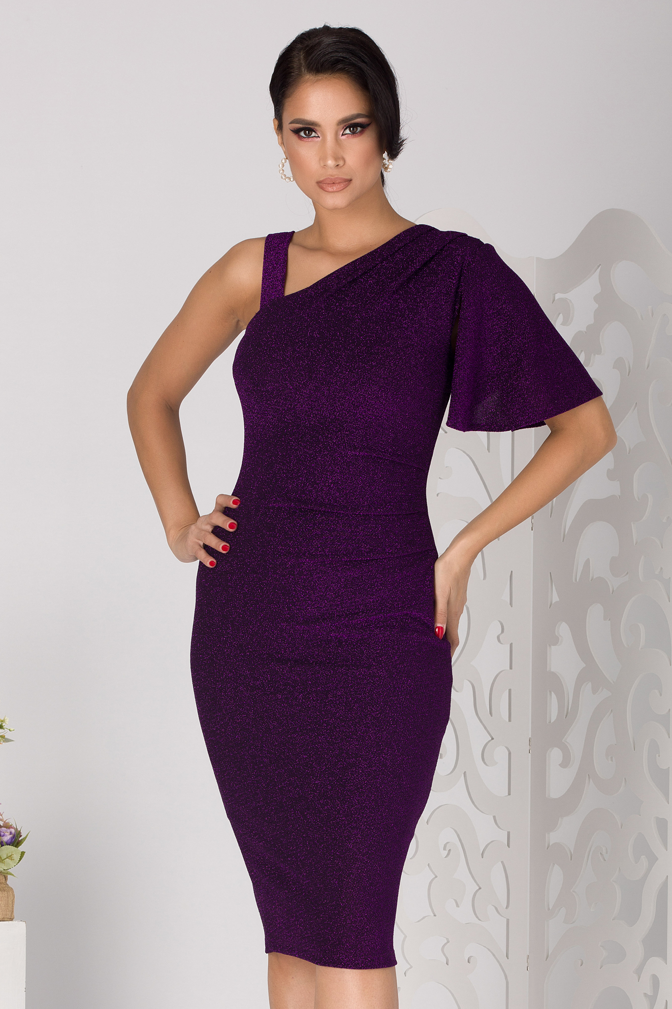 Rochie moze agnes mov