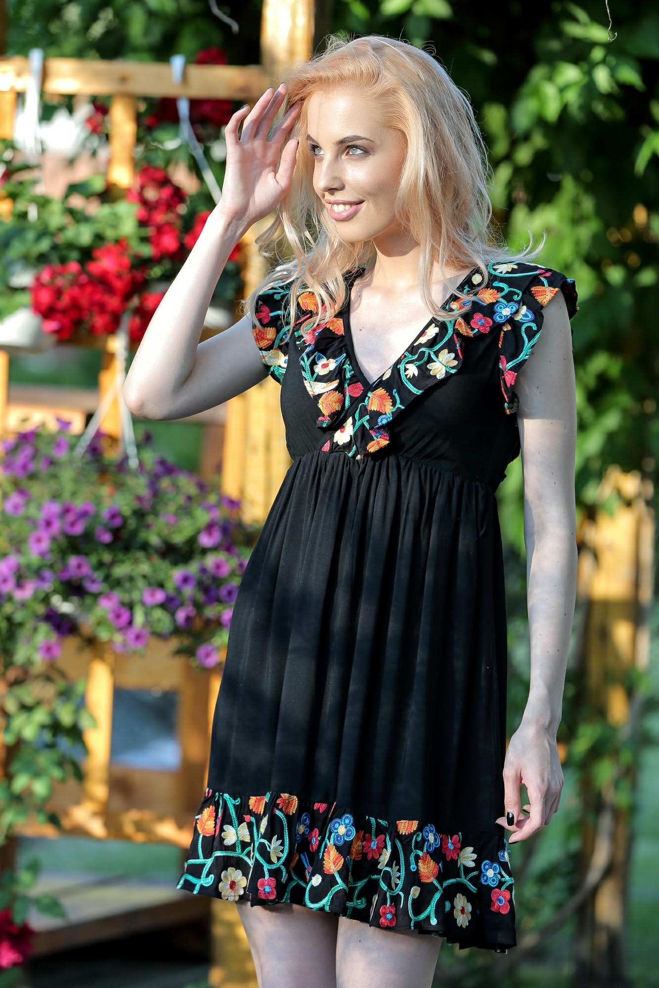 rochie cindy neagra