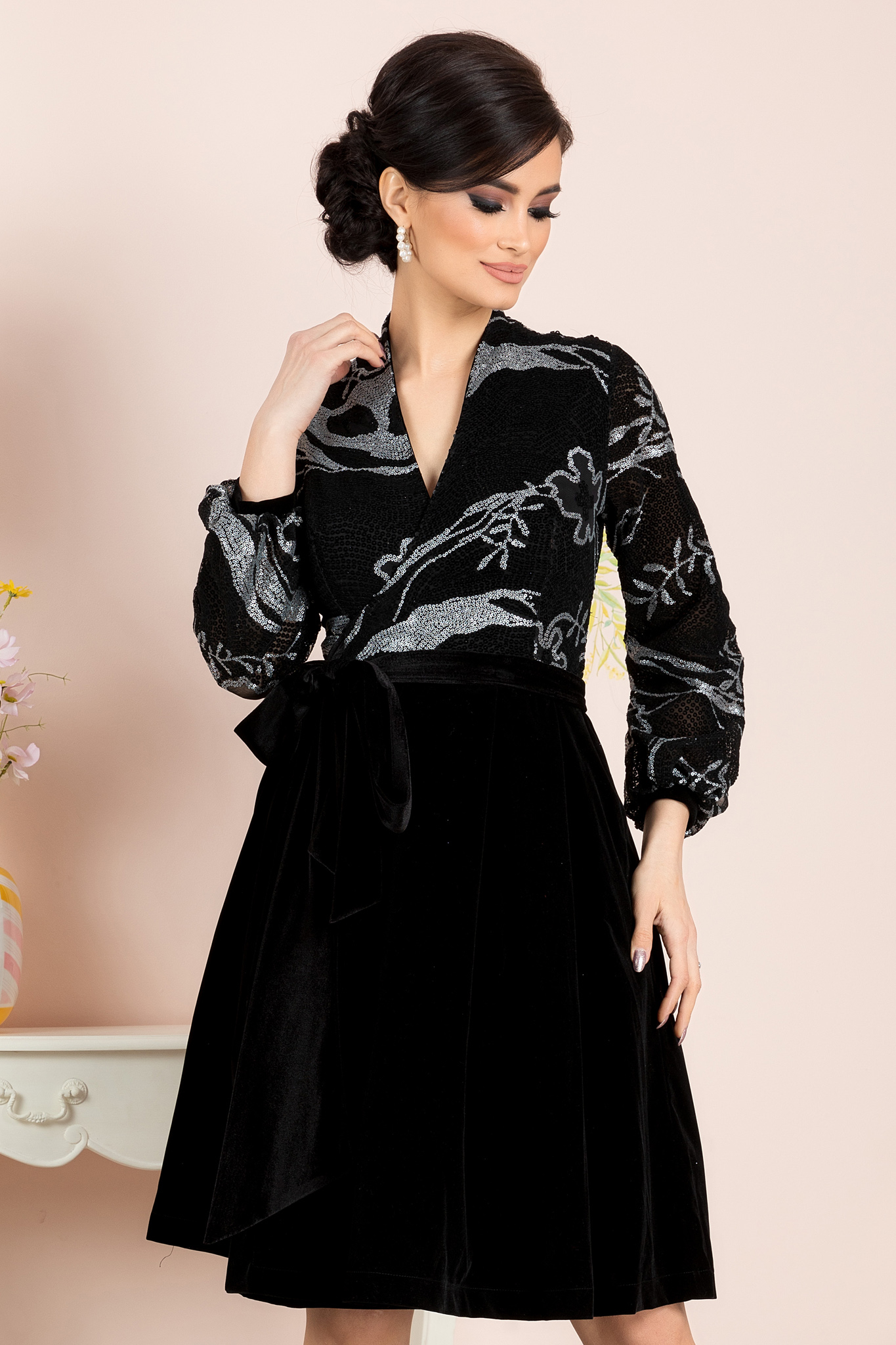 Rochie dyana neagra