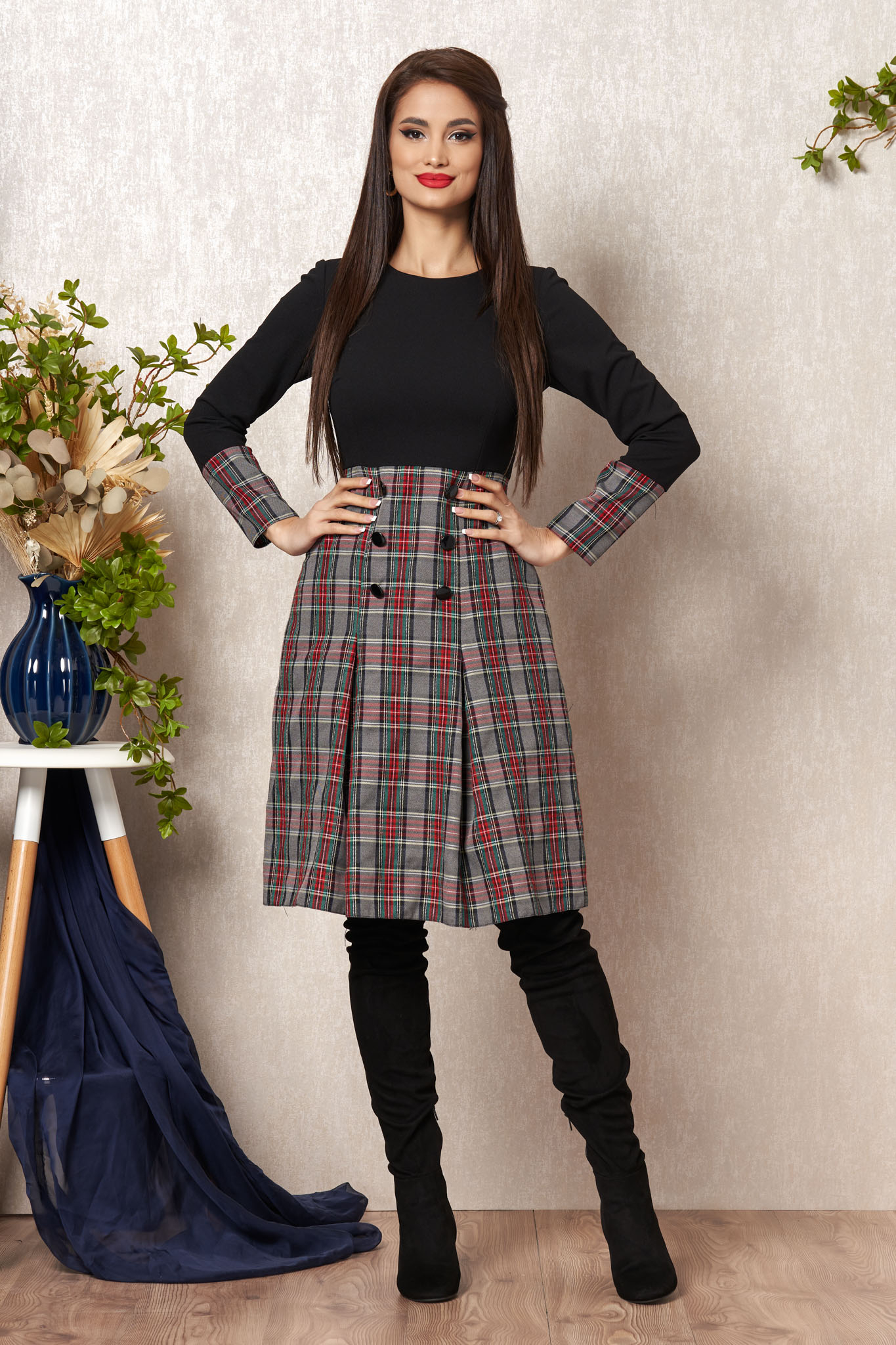 Rochie moze audrey neagra